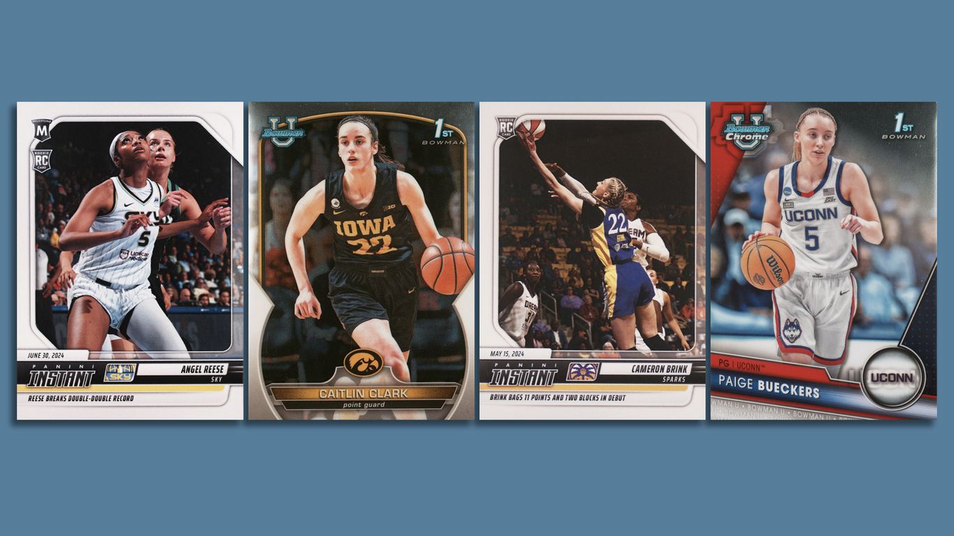 Caitlin Clark, Angel Reese and Paige Bueckers among top collectible cards