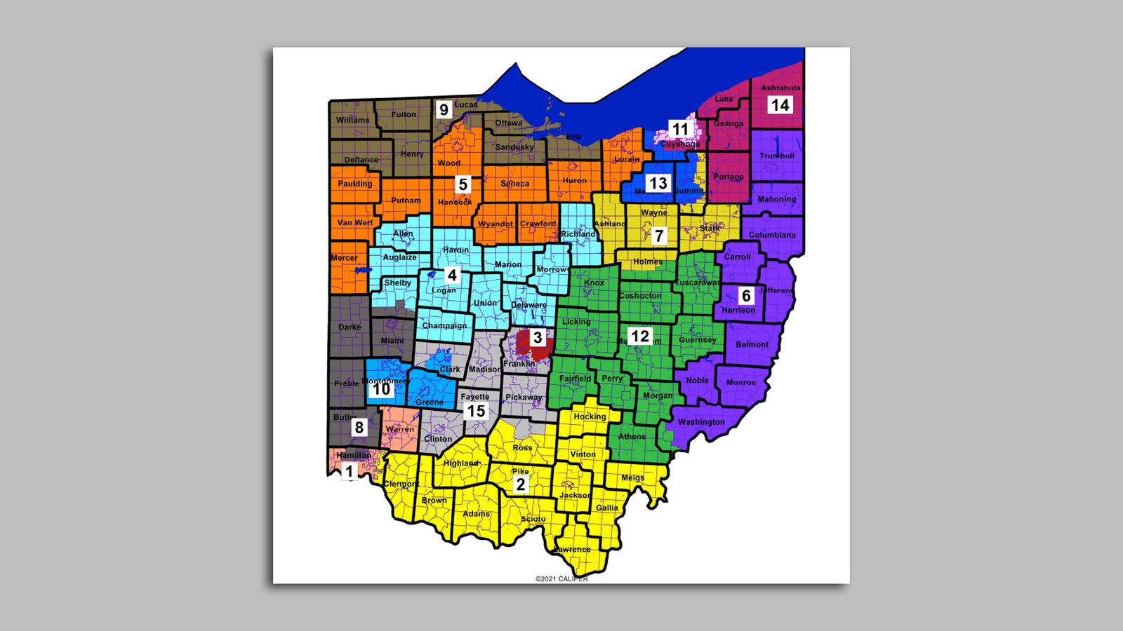Ohio lawmakers send new congressional district map to Gov. DeWine
