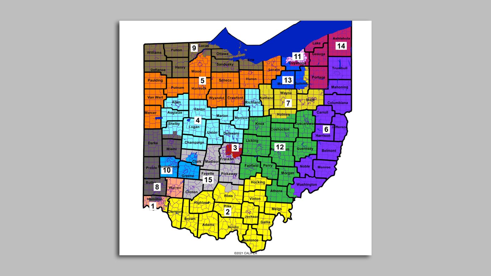 Ohio lawmakers send new congressional district map to Gov. DeWine ...