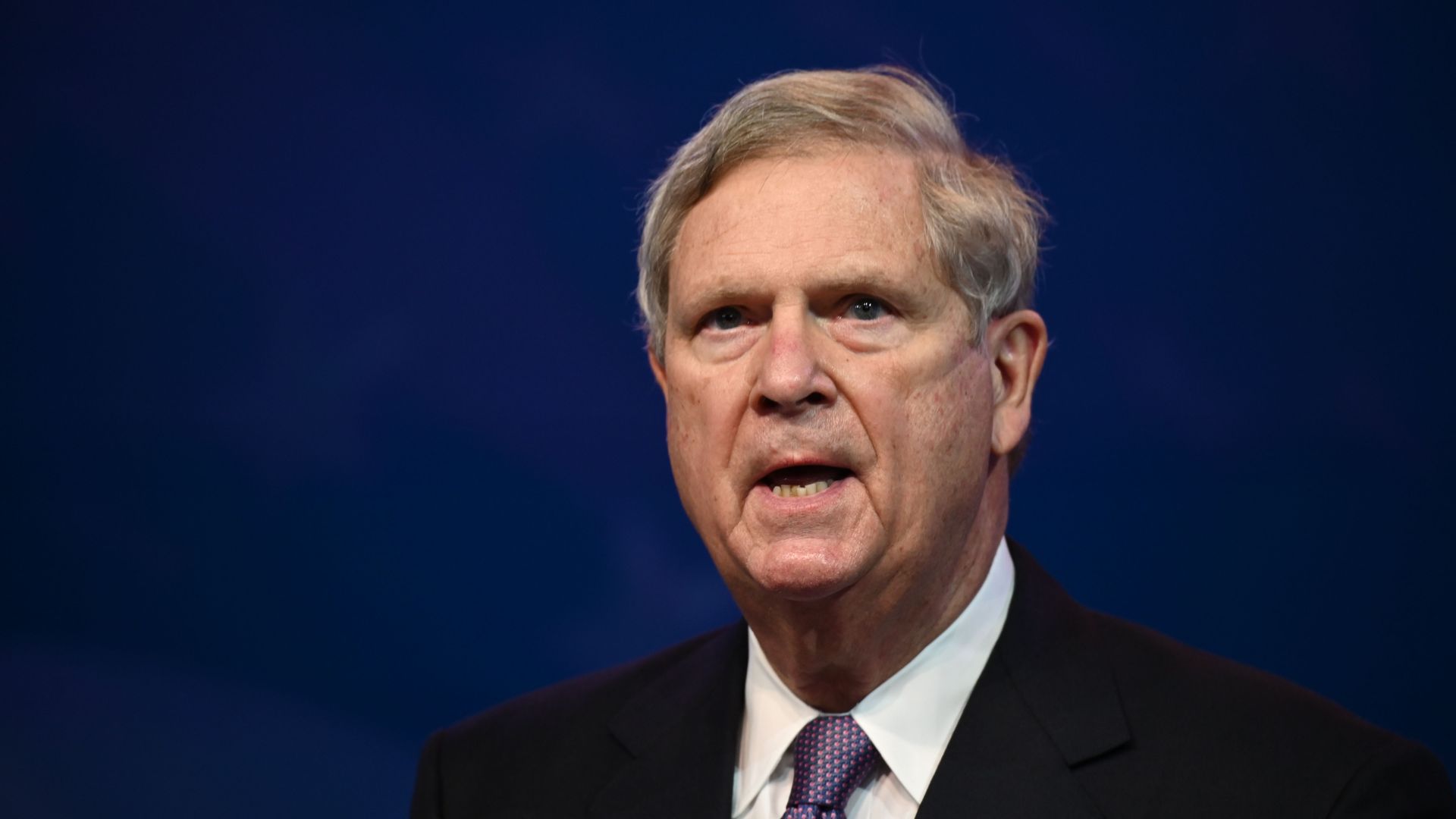 Tom Vilsack speaks on December 11, 2020, after being nominated to be Agriculture Secretary by US President-elect Joe Biden, in Wilmington, Delaware. 