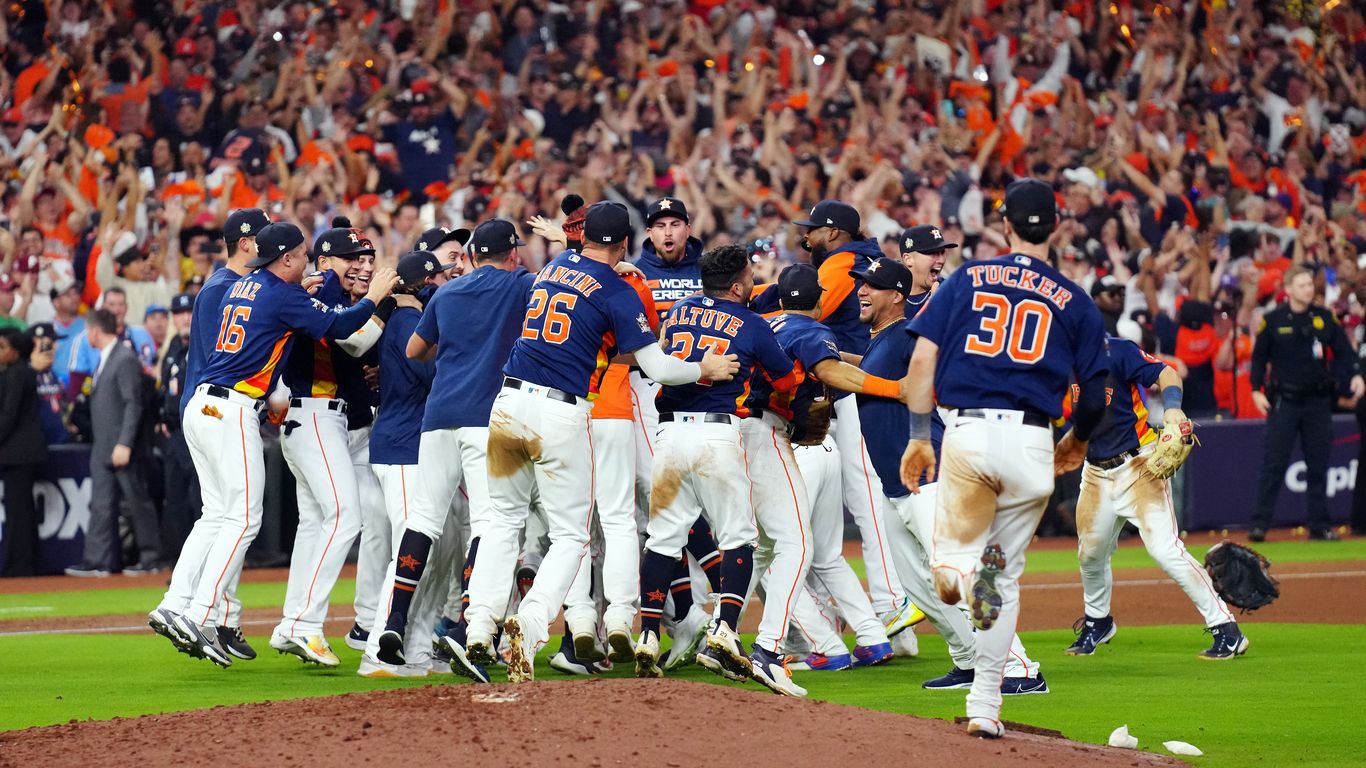 Astros Win World Series Over Phillies In Sixth Game