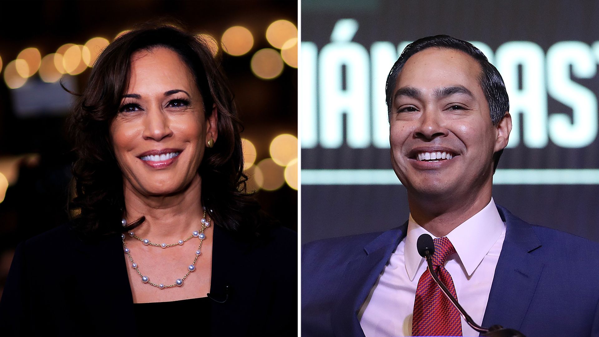 Kamala Harris and Julian Castro