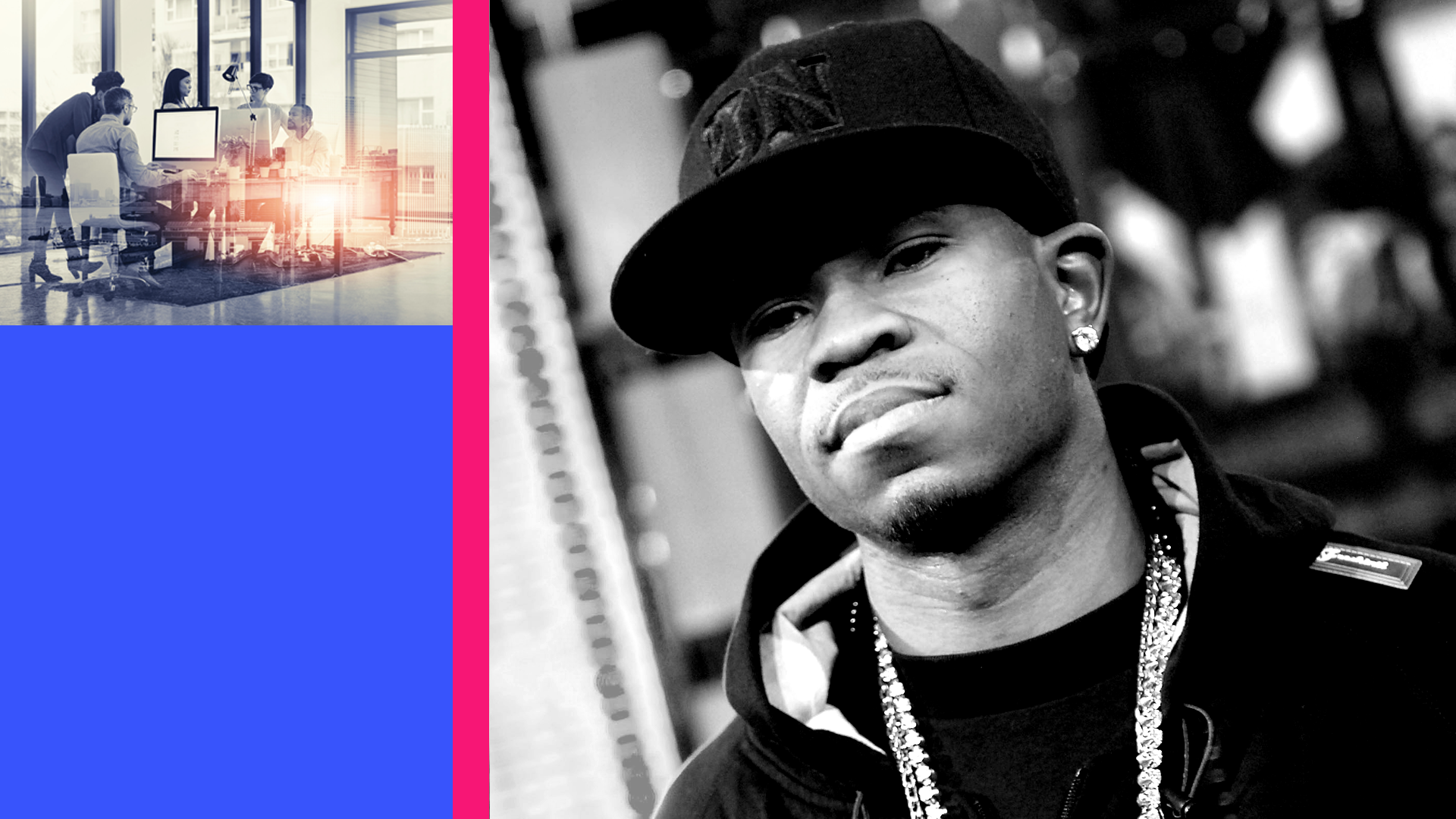 Photo illustration of self-described entrepreneur Chamillionaire