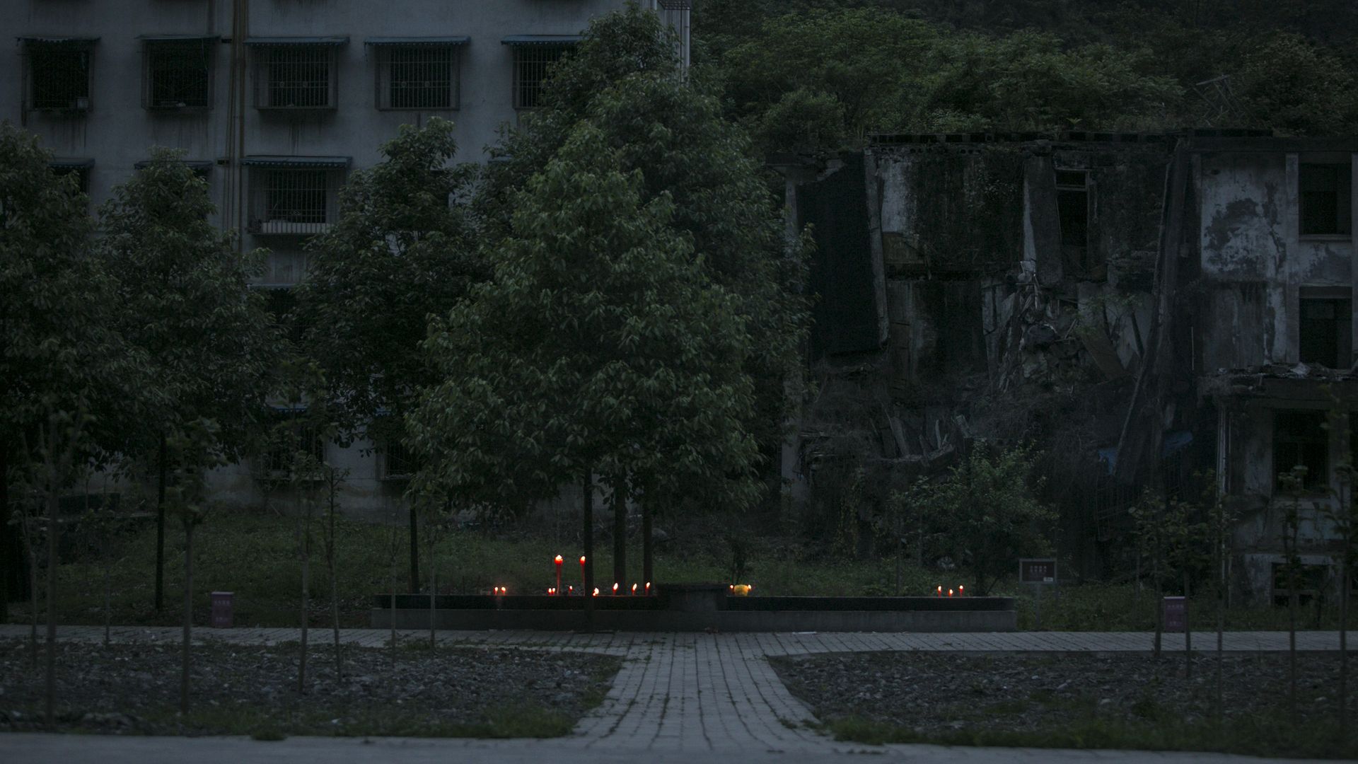 ruins that remain in Beichuan County