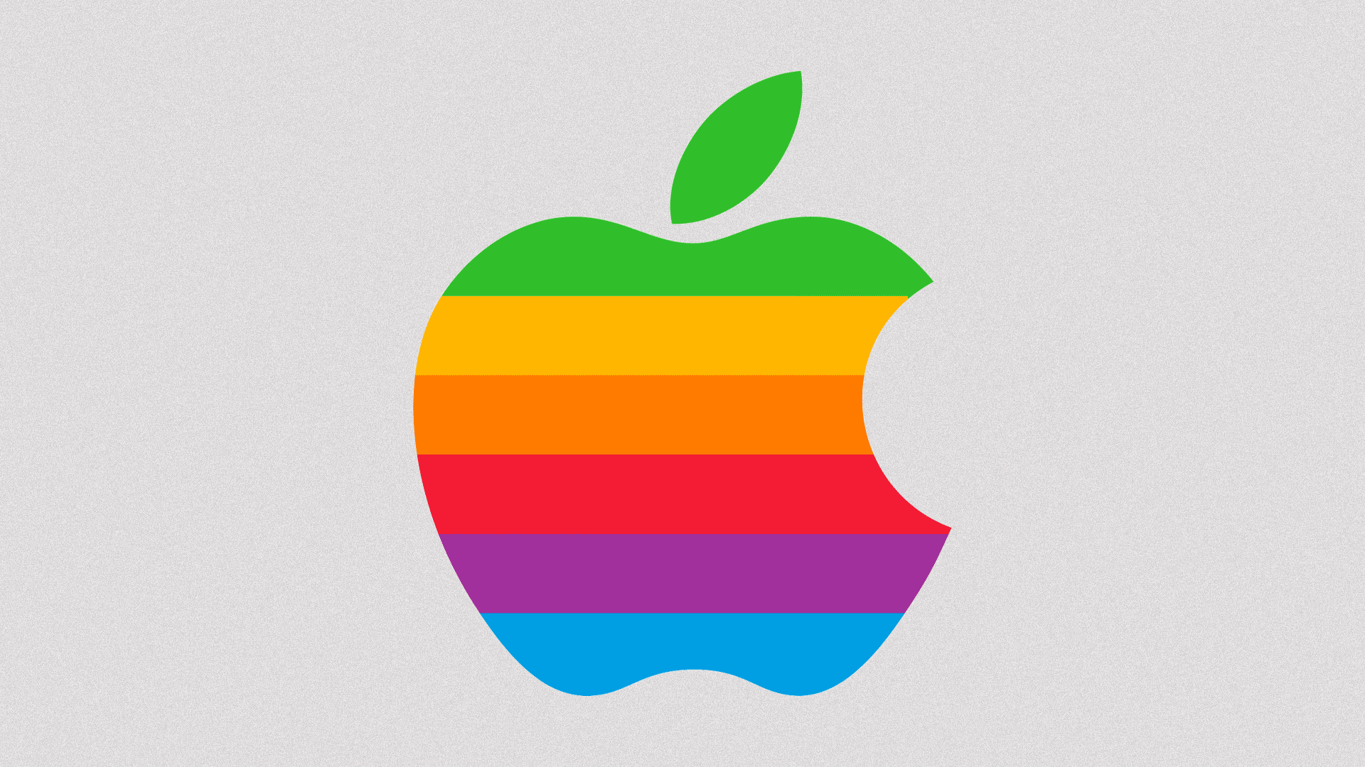 Animated GIF of the Apple logo being eaten