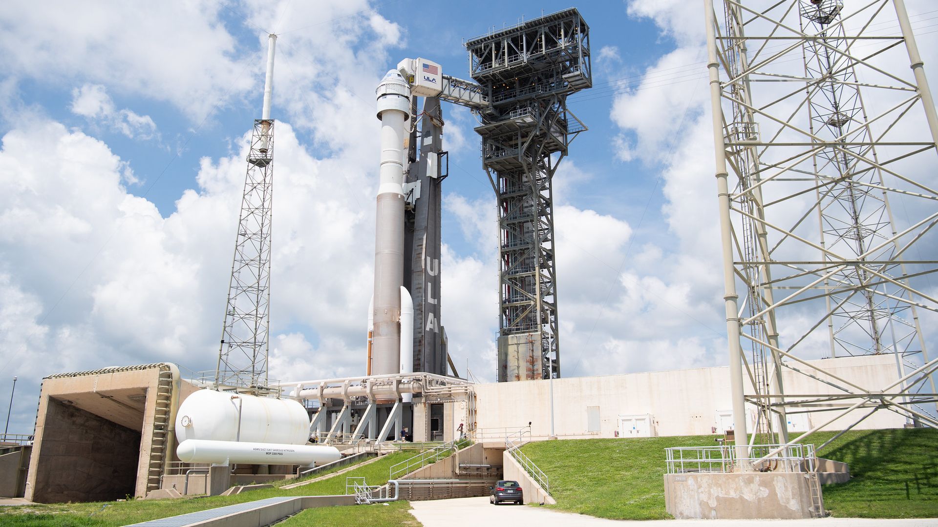 Boeing's Starliner awaits launch atop its Atlas V rocket