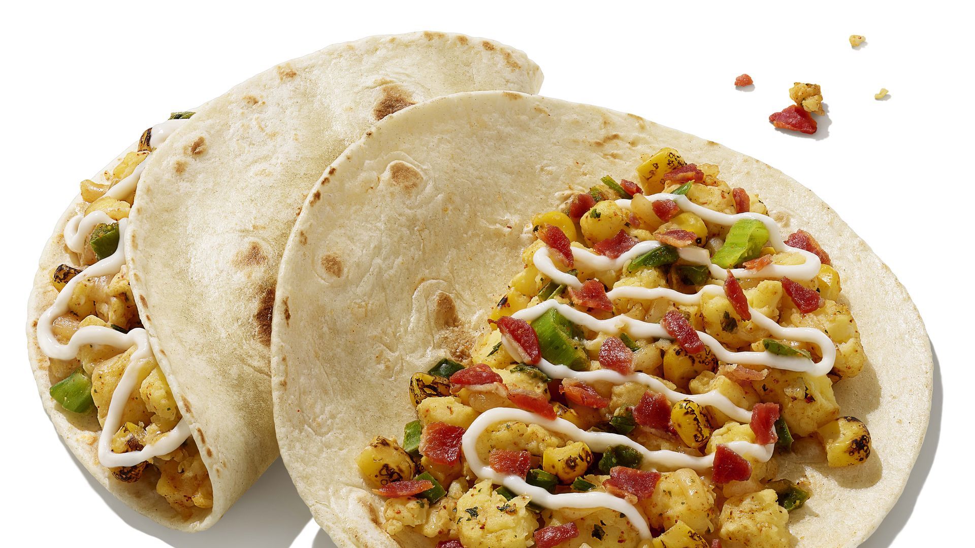 Breakfast tacos are now available at Dunkin' restaurants nationwide. 