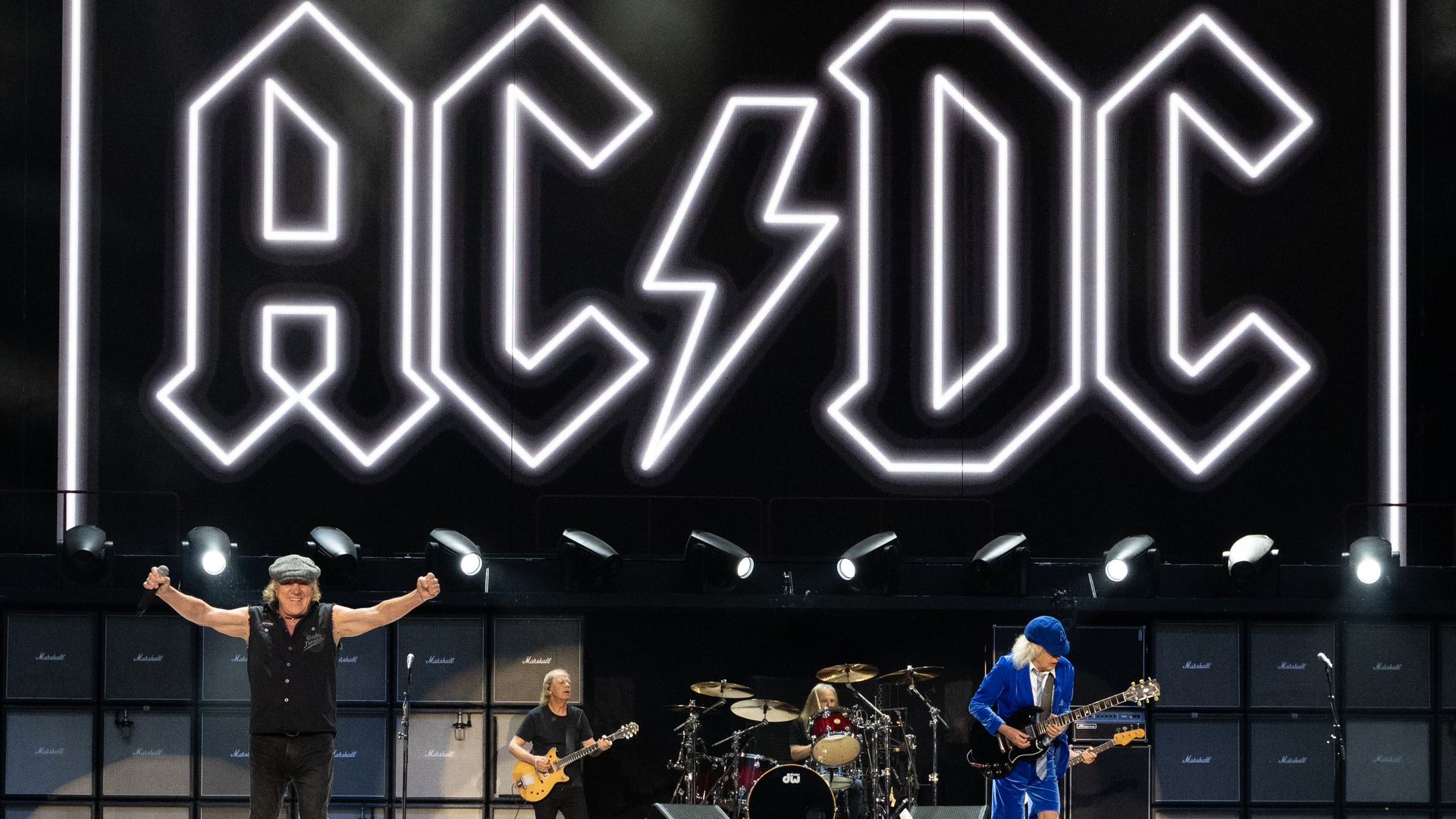 AC/DC performing in Scotland