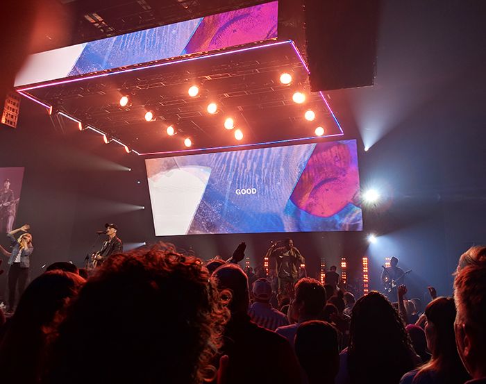 stage and music at elevation church