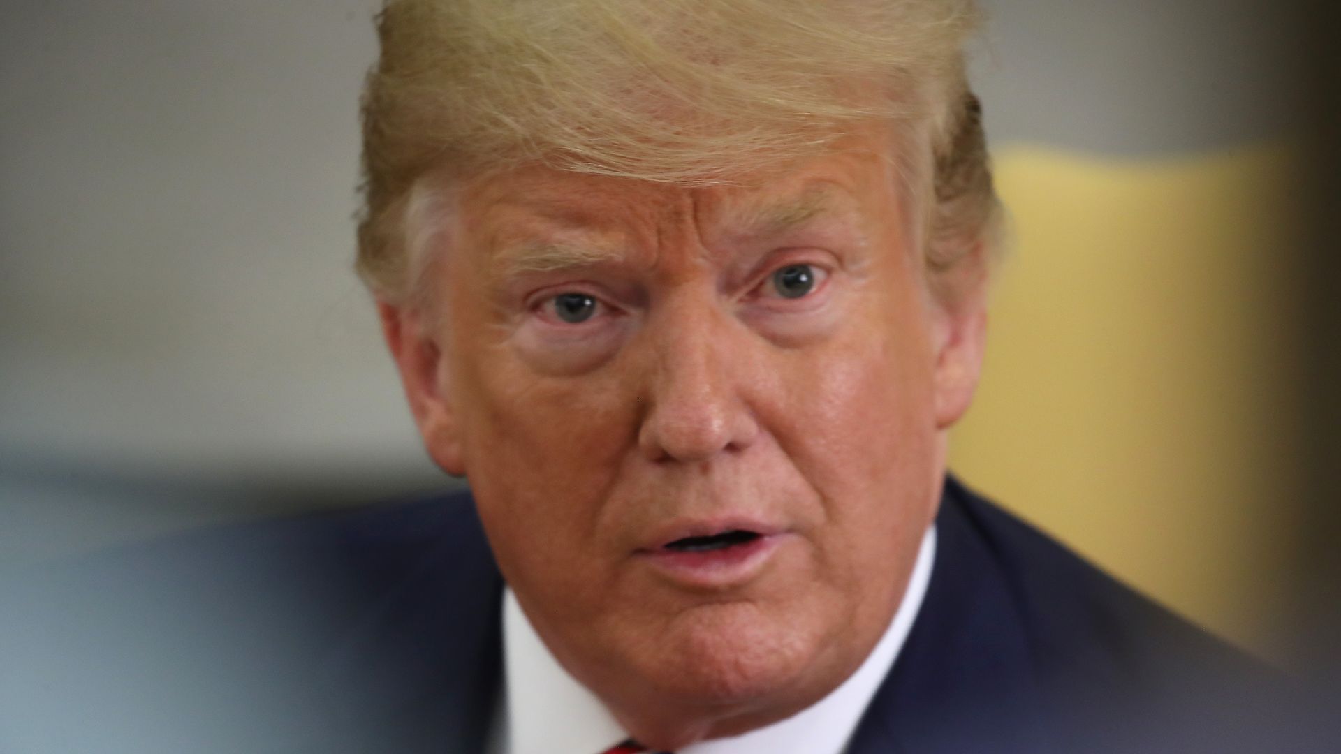 Donald trump close up