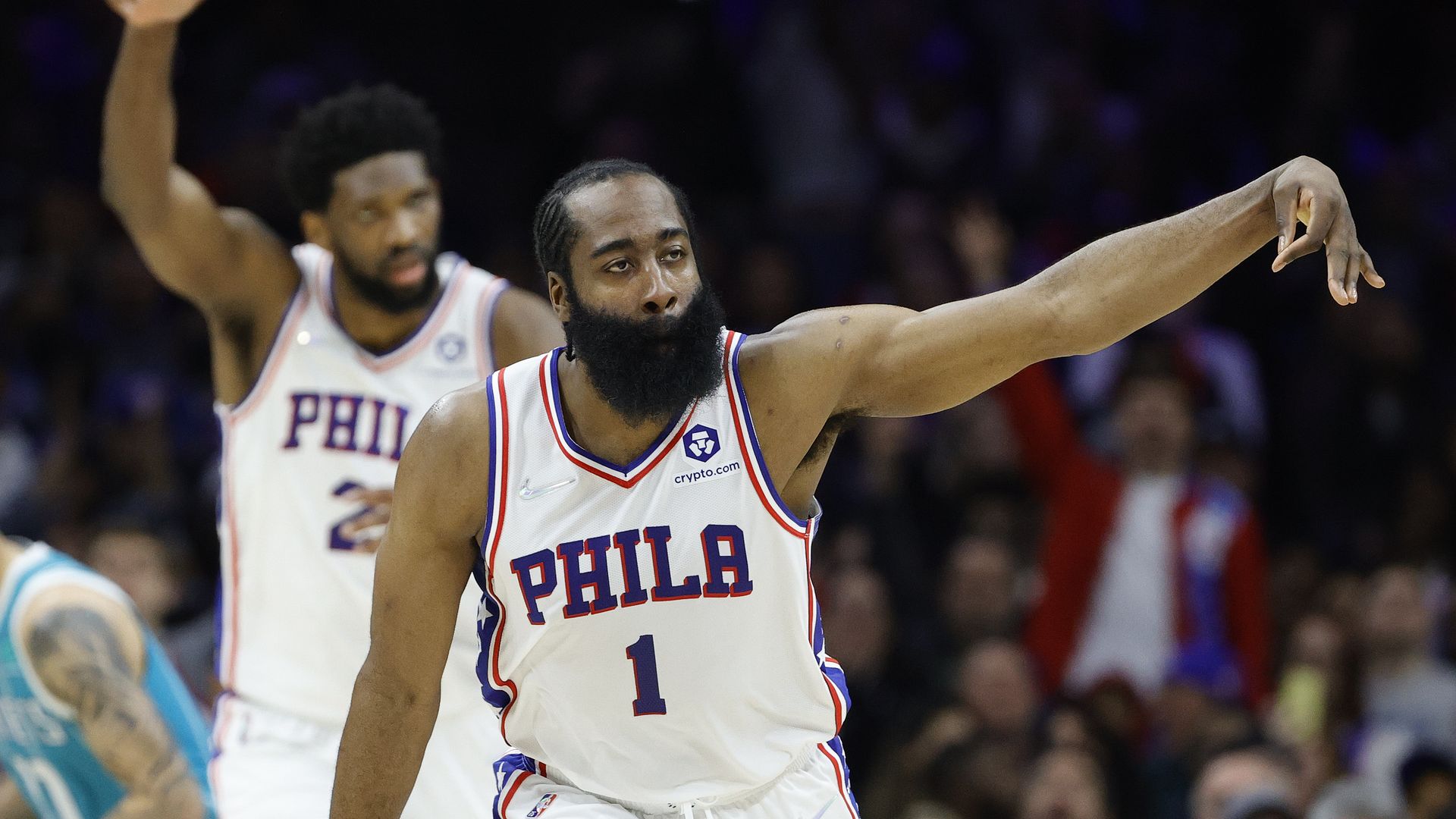 Sixers' stars James Harden and Joel Embiid