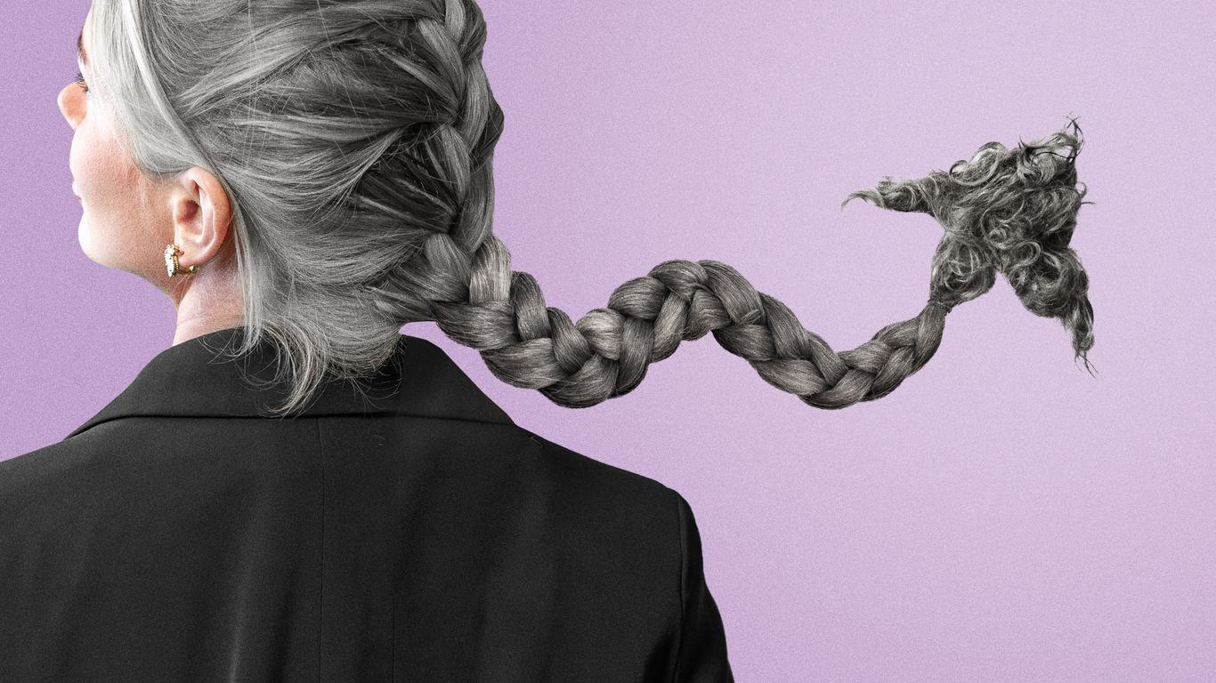 Why more people are going gray (on purpose) - Axios