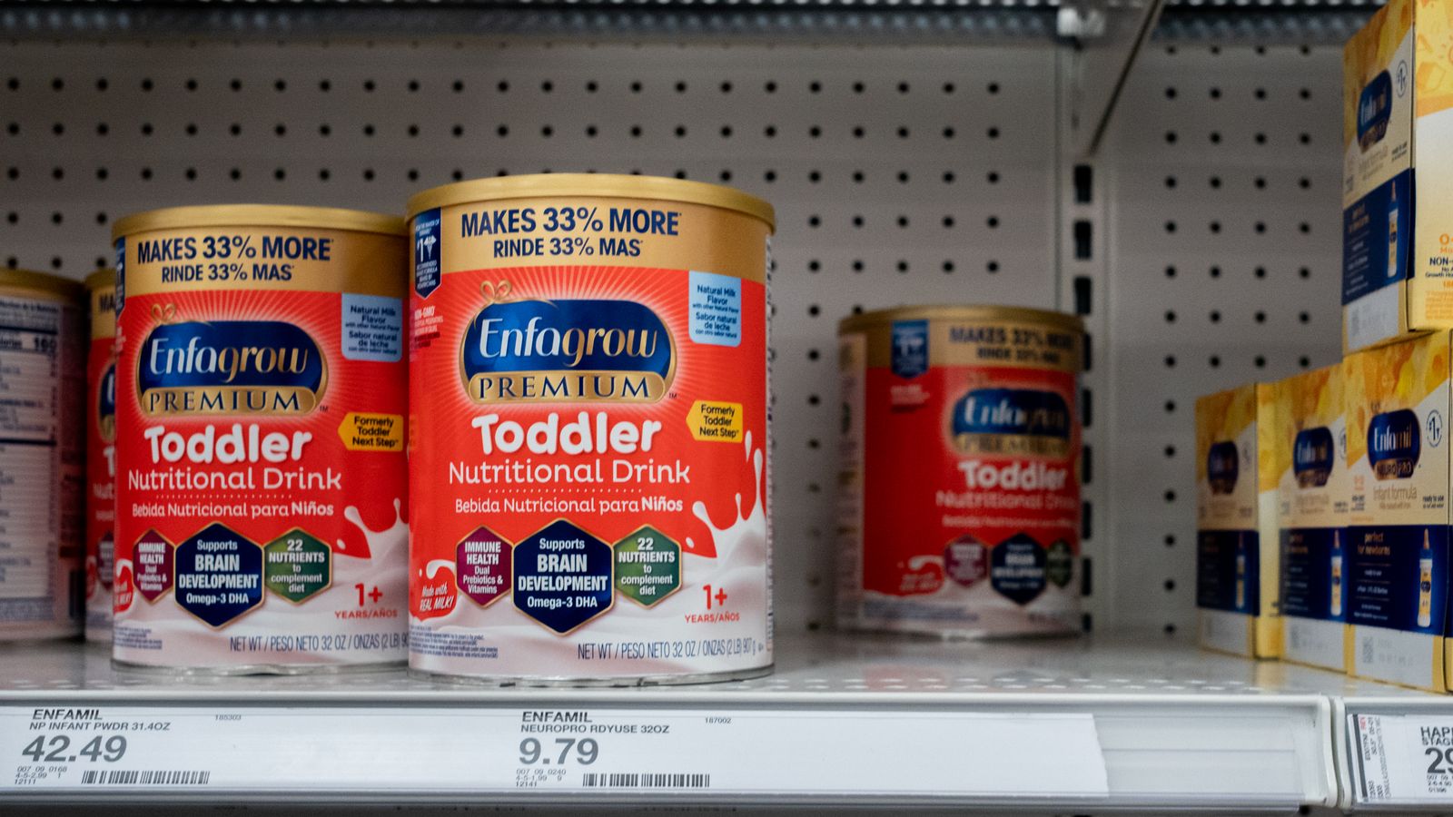 House passes bill to suspend tariffs on imported baby formula