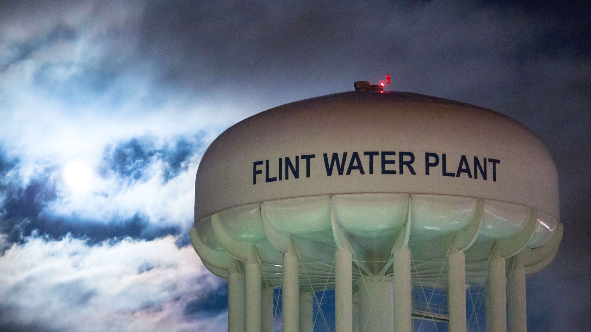 Water plant in Flint, Michigan