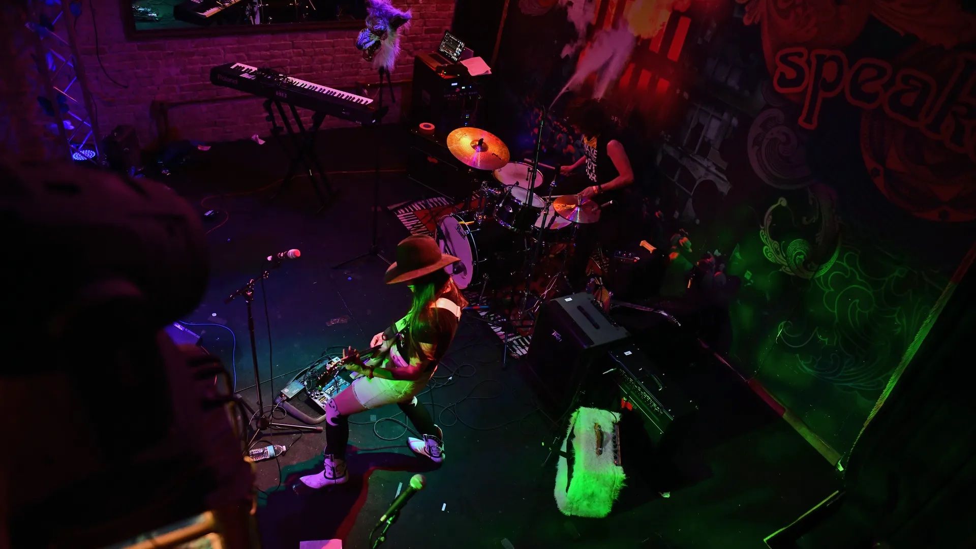 Musicians jam at SXSW.