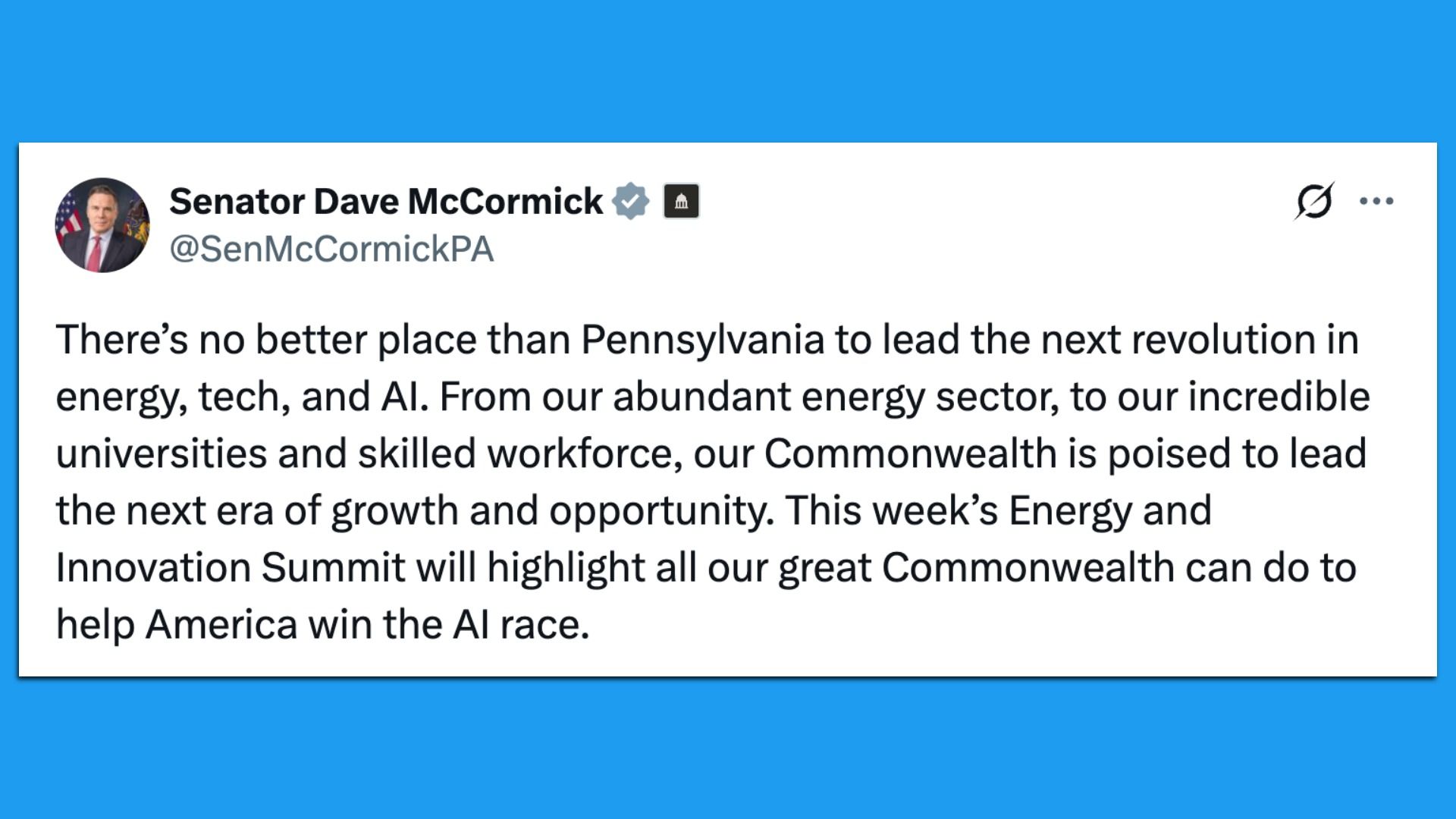 Sneak peek: Trump, McCormick plan $70 billion in AI, energy announcements  for Pennsylvania