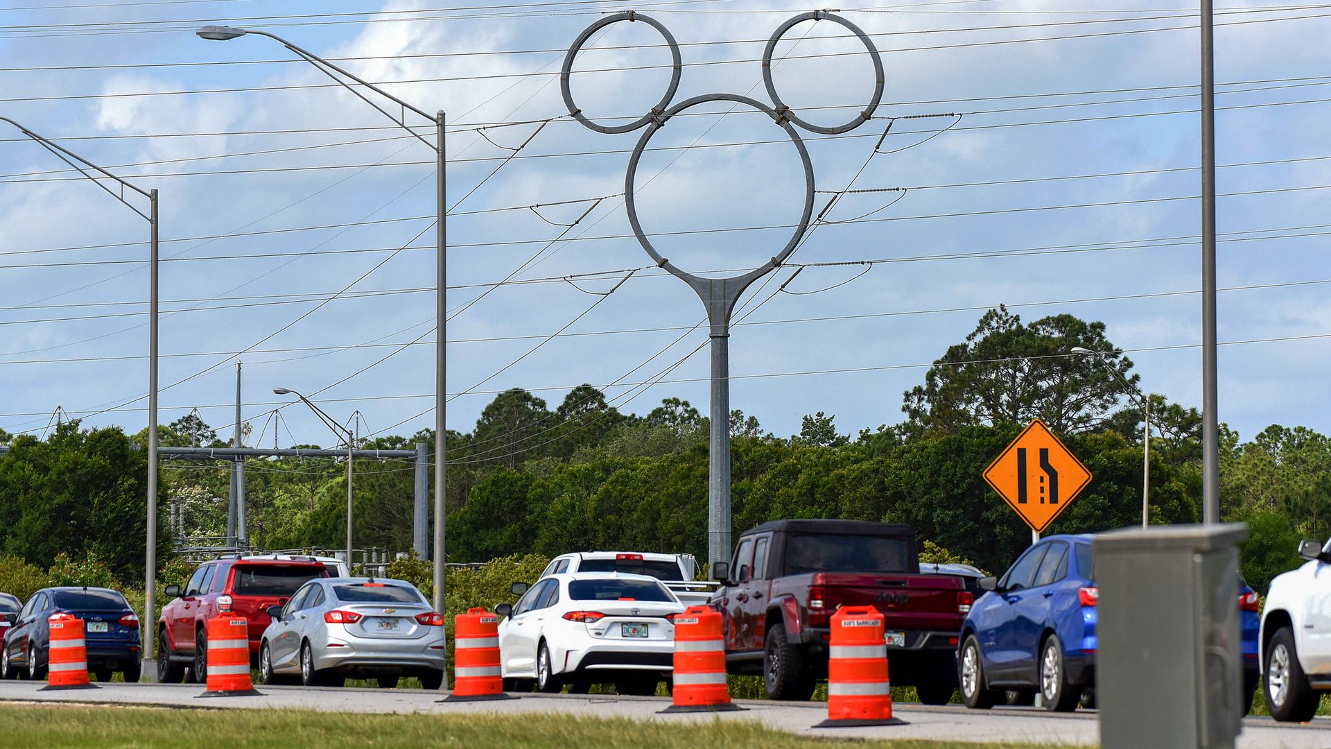 Traffic at Disney World