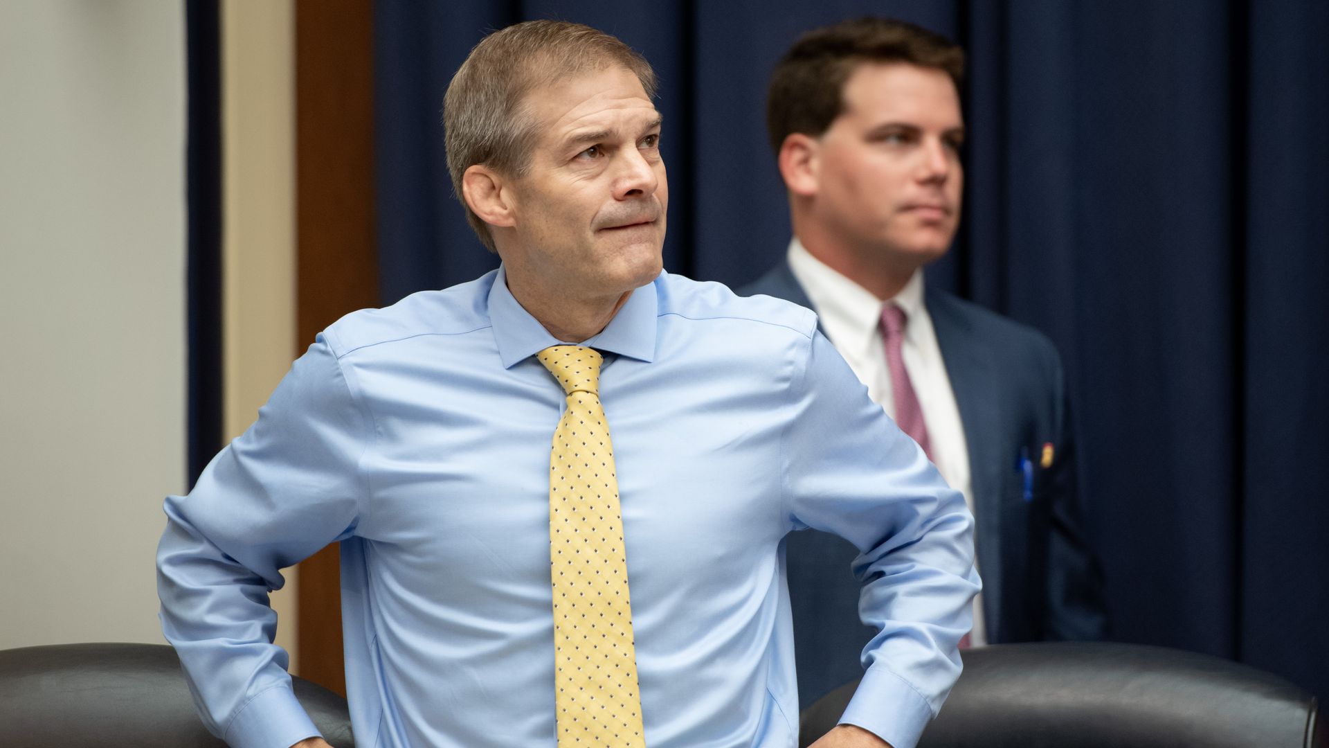 Jim Jordan at a committee meeting. 