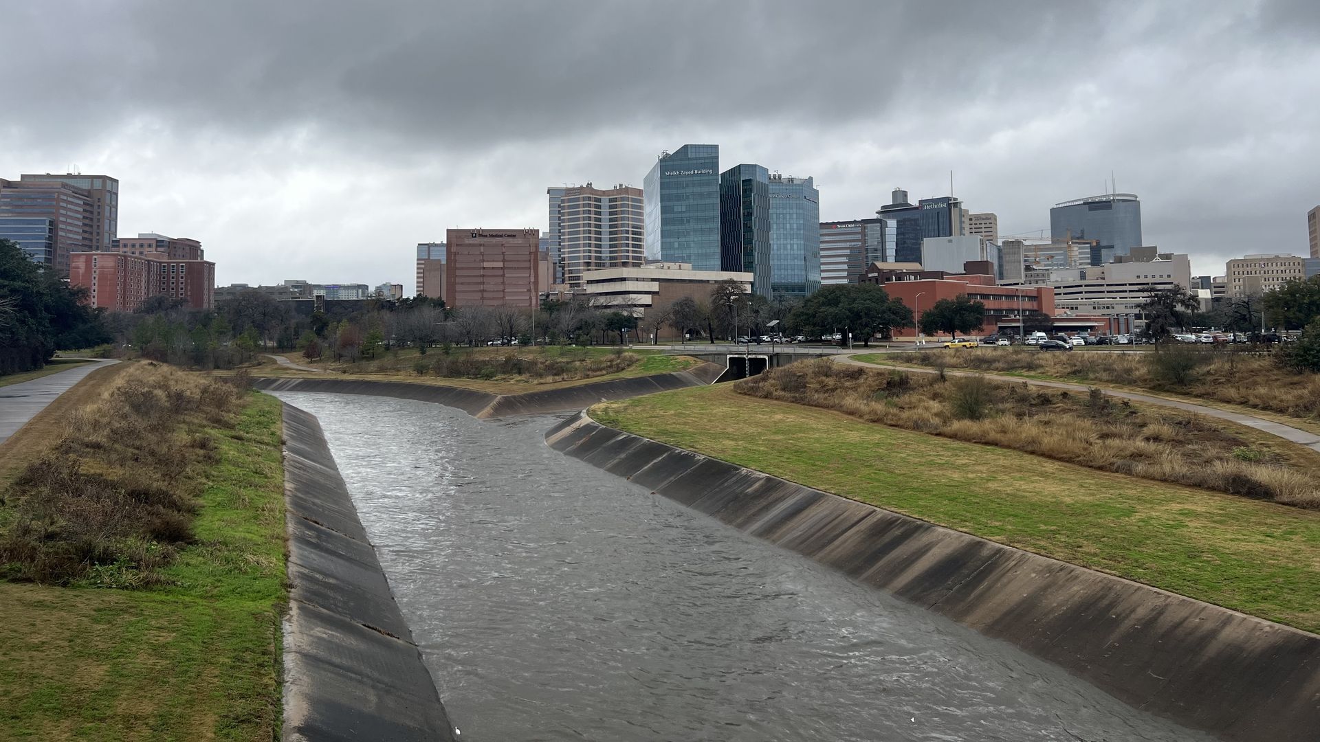 Brays Bayou in Houston 
