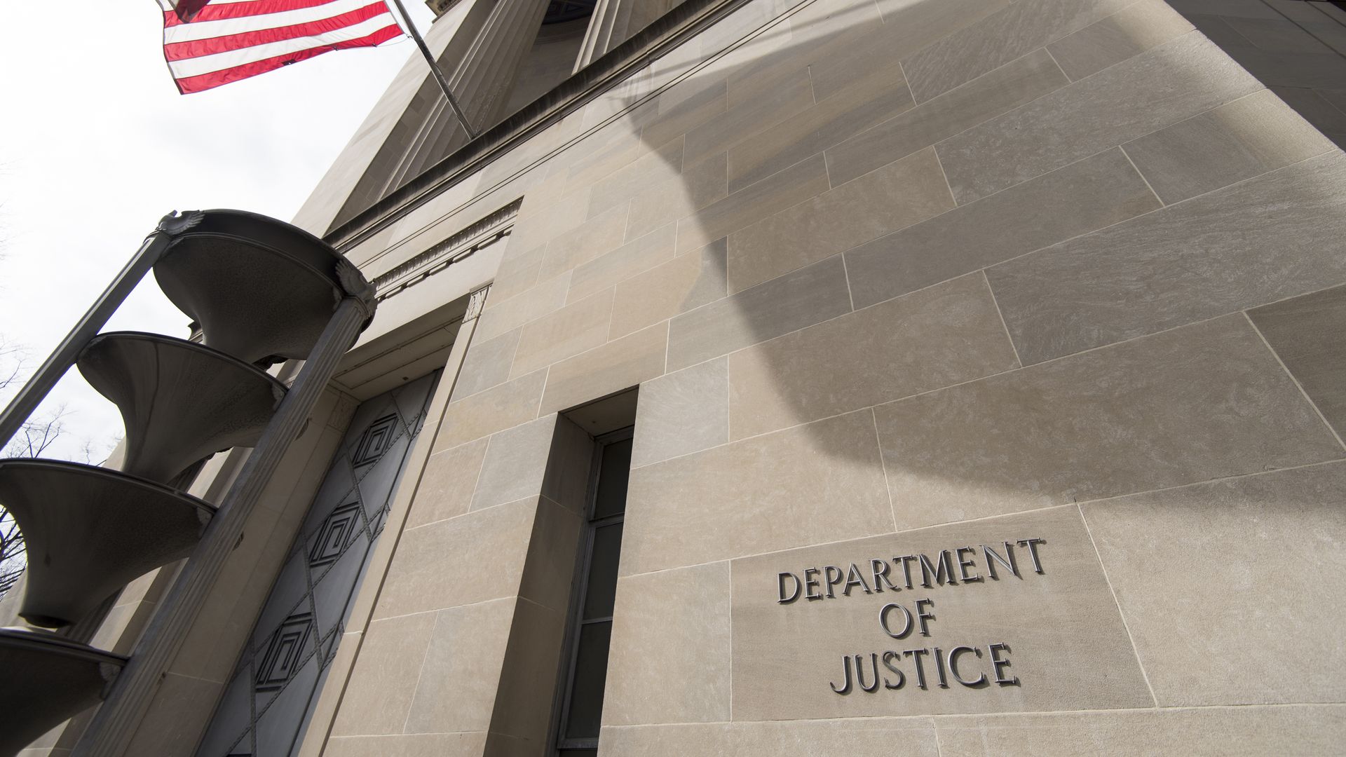 The Department of Justice building in D.C.