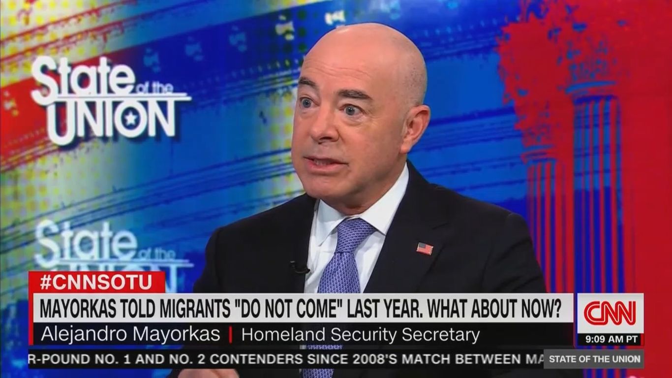 Homeland Security chief Mayorkas to migrants: "Do not come" thumbnail