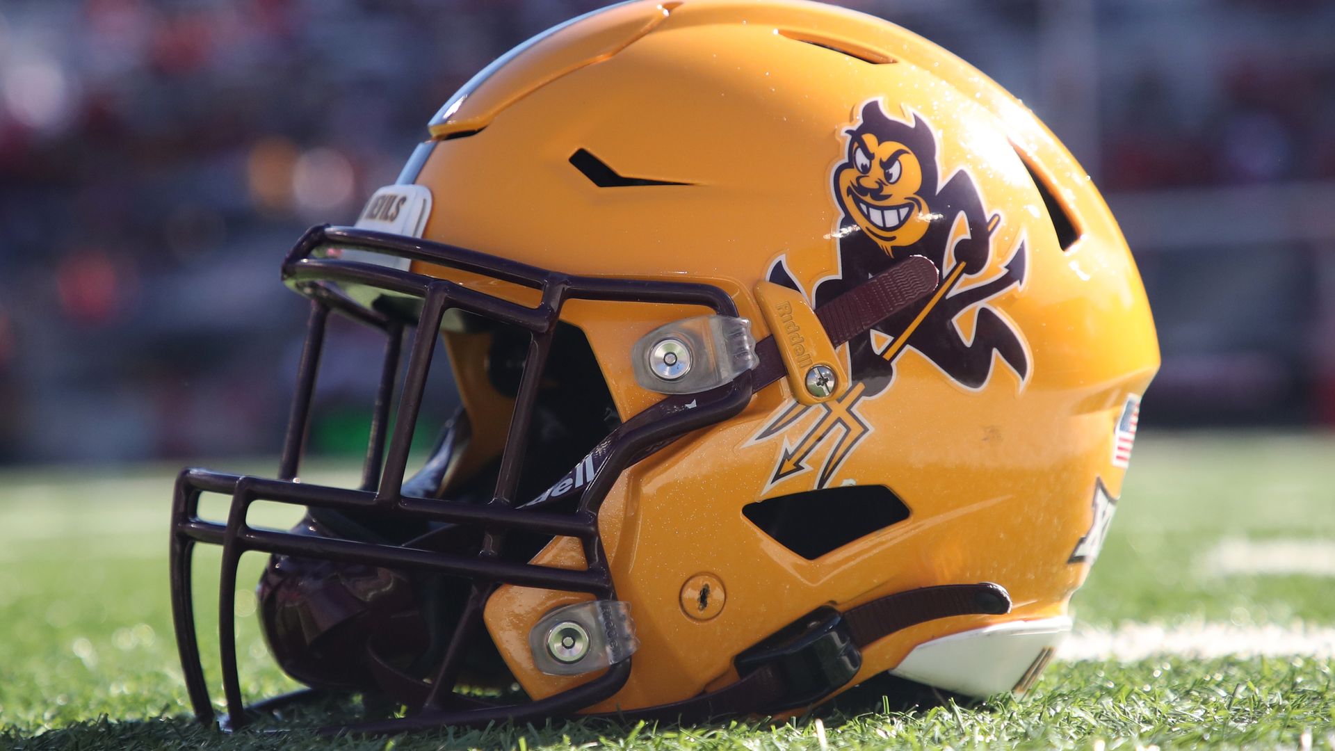 An ASU helmet. 