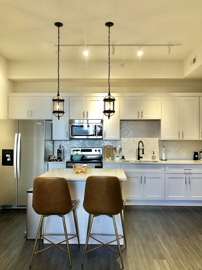 The Church on Parkwood apartments kitchen 1