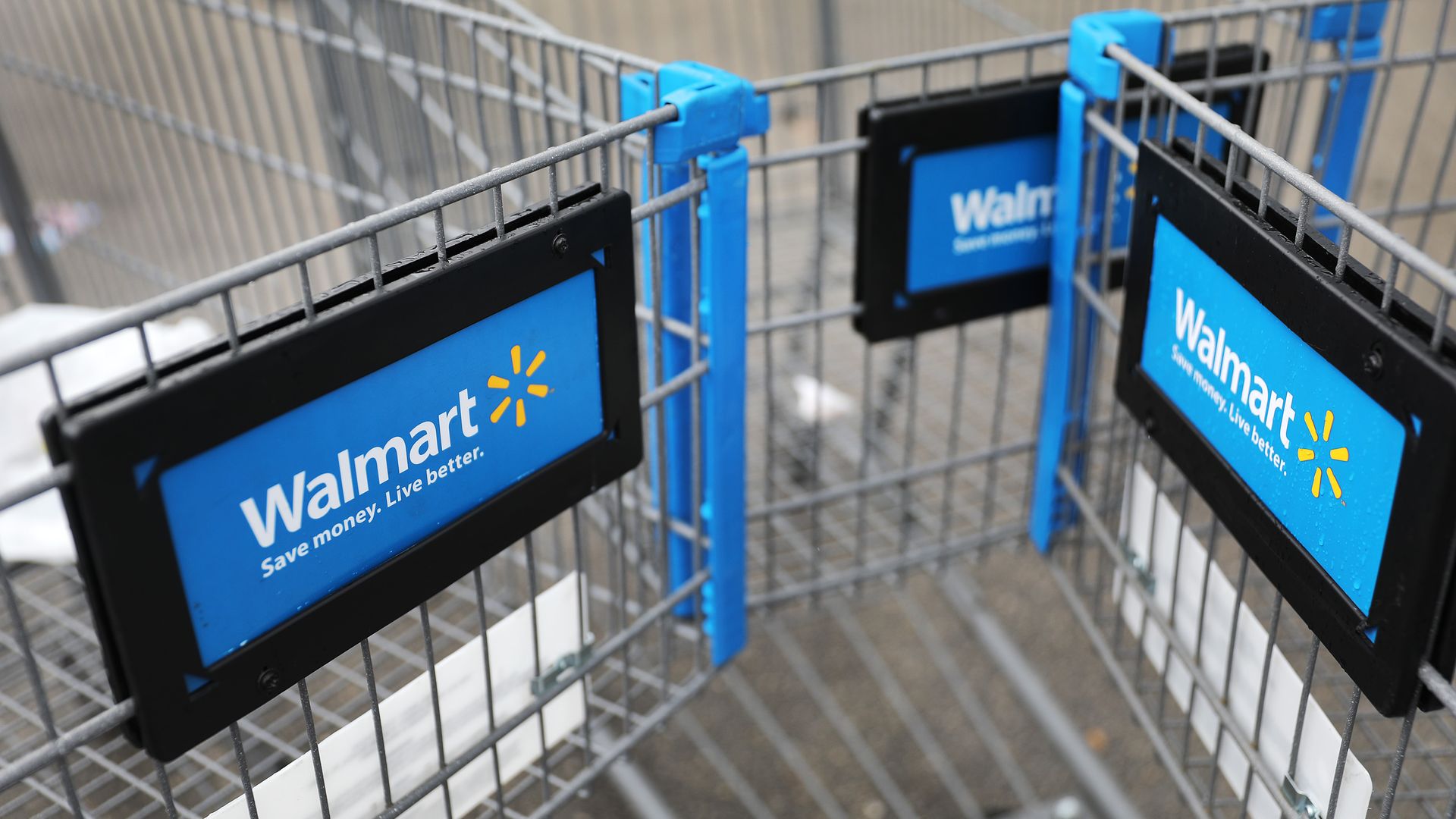 Walmart shopping carts