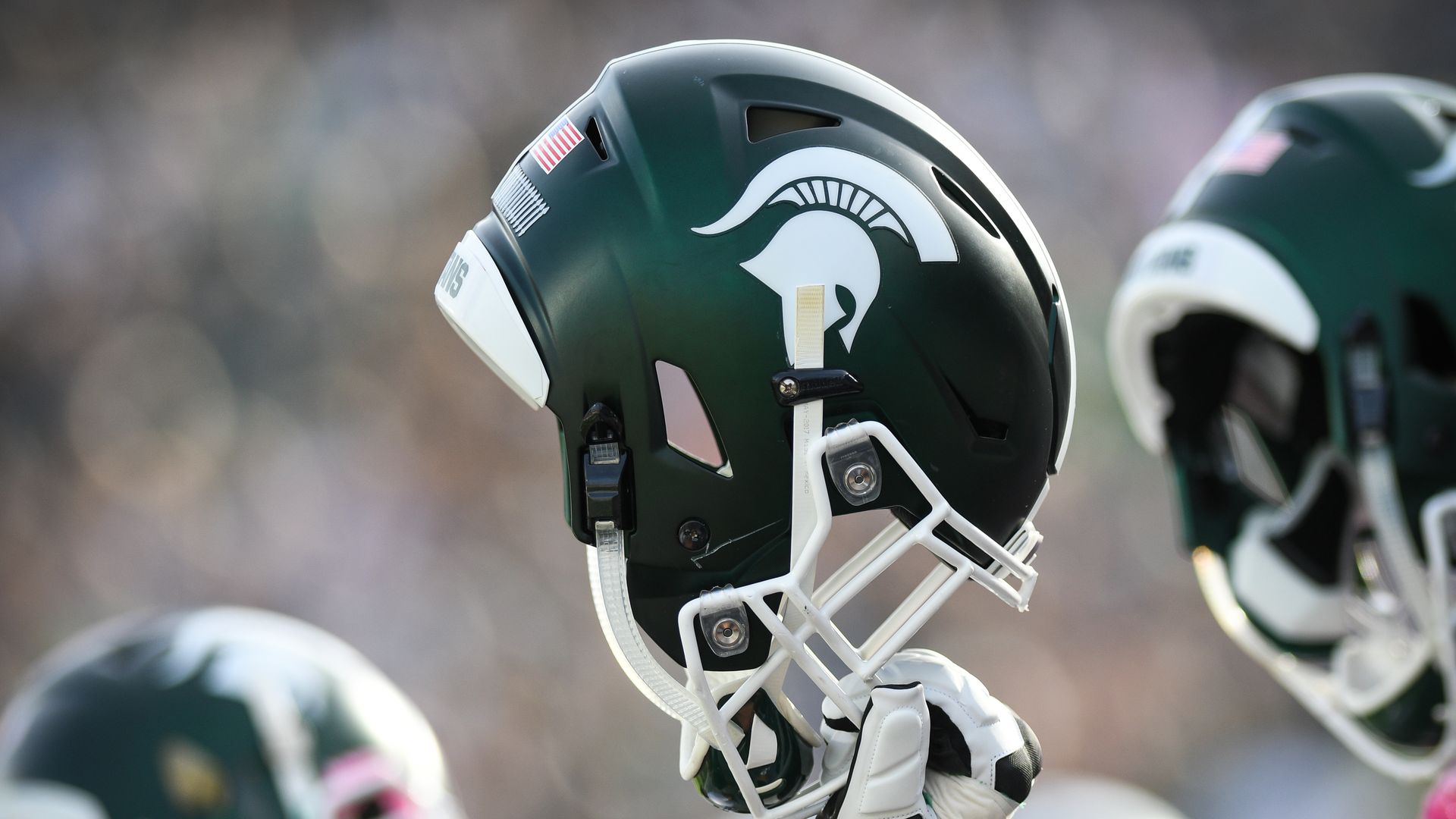 A Spartan helmet in 2017.