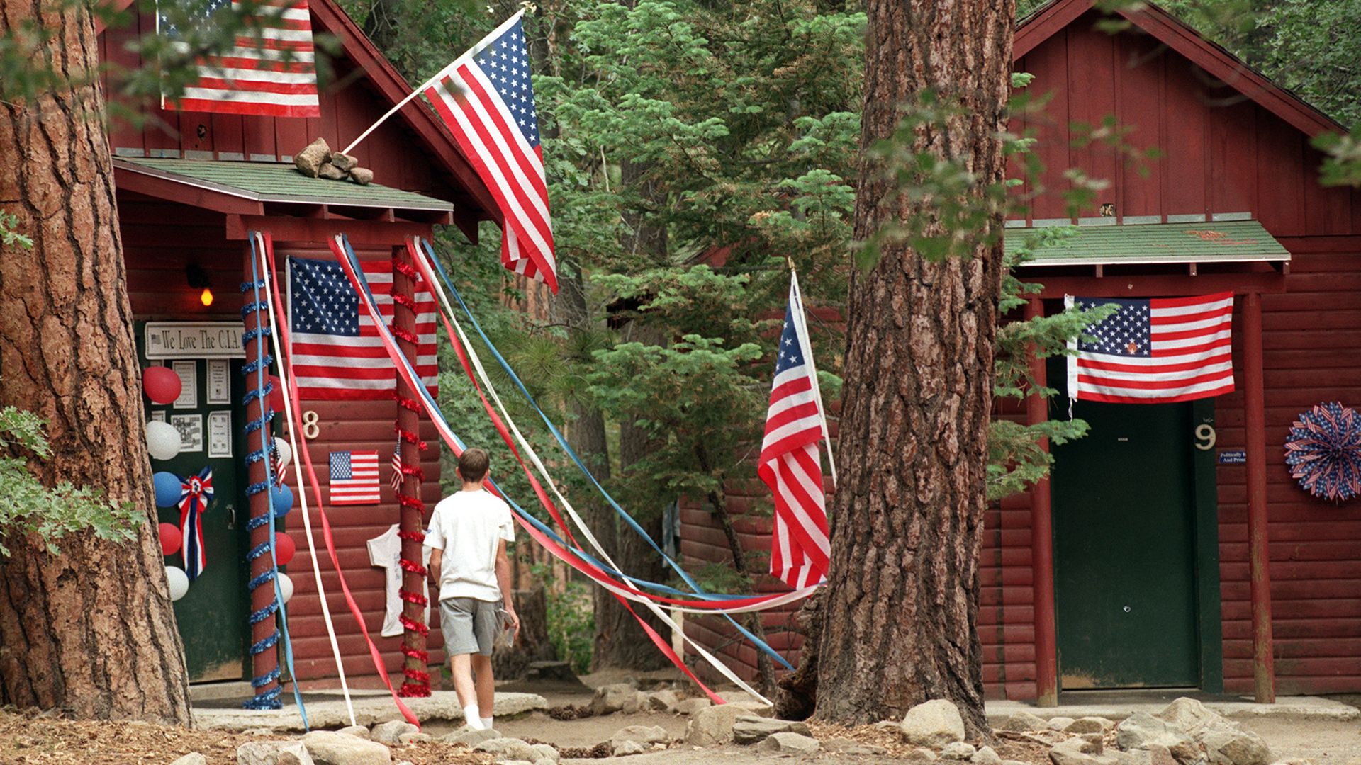 Decorated cabin