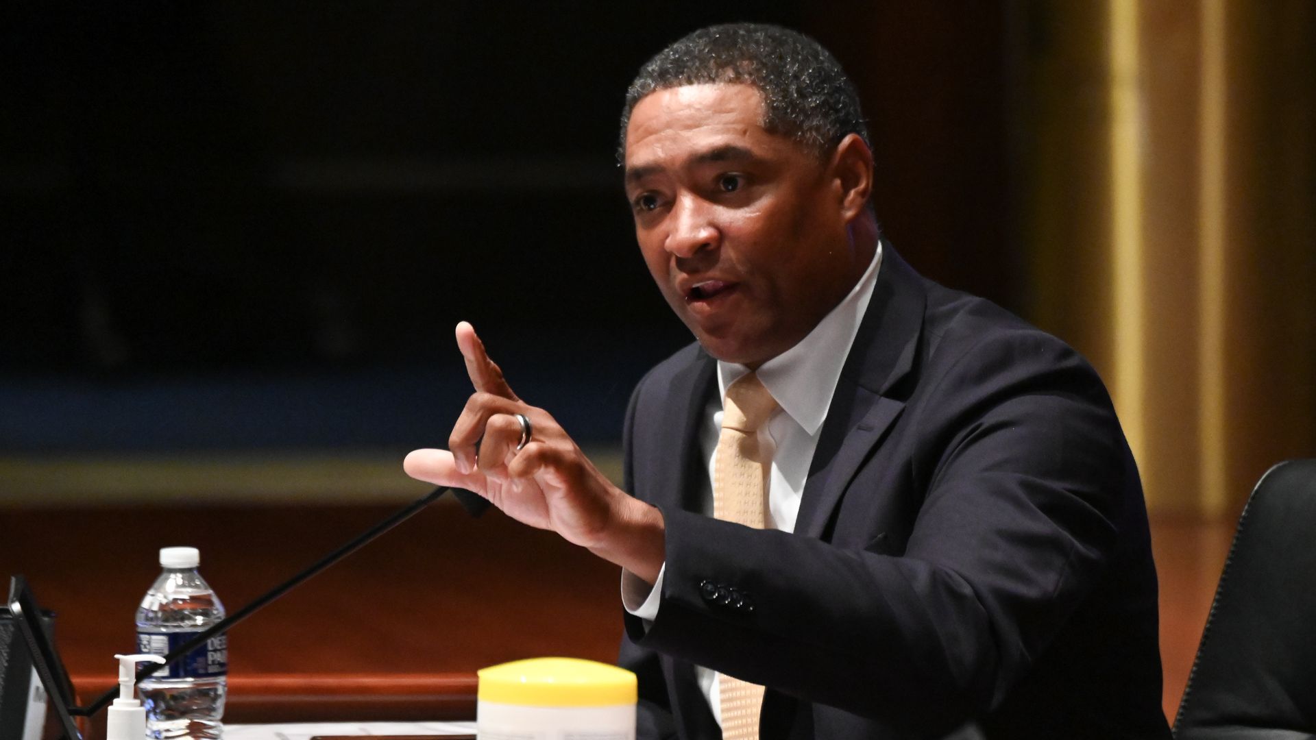 Representative Cedric Richmond, a Democrat from Louisiana, speaks during a markup on H.R. 7120, the "Justice in Policing Act of 2020," on June 17