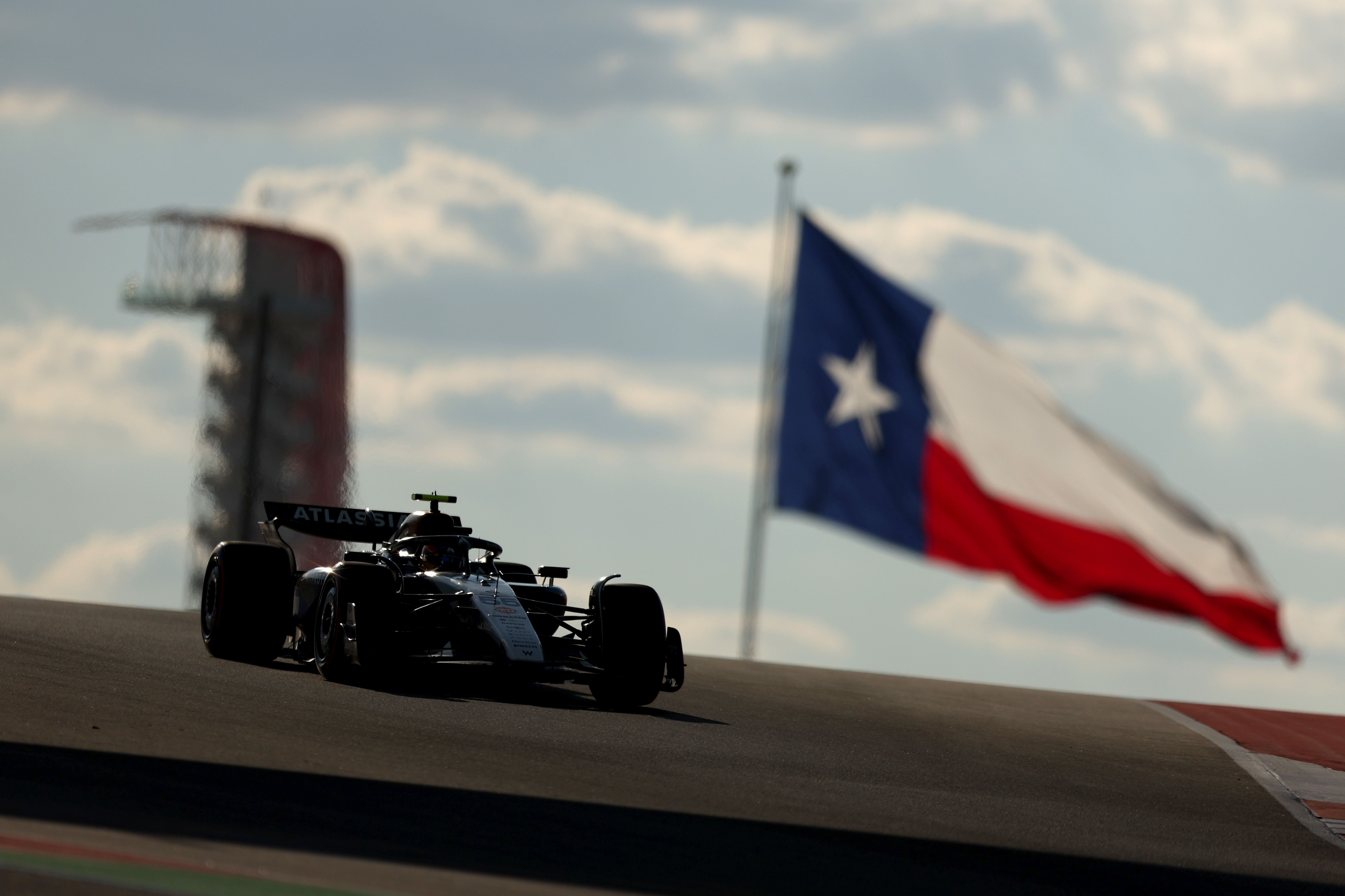 A racecar on a track