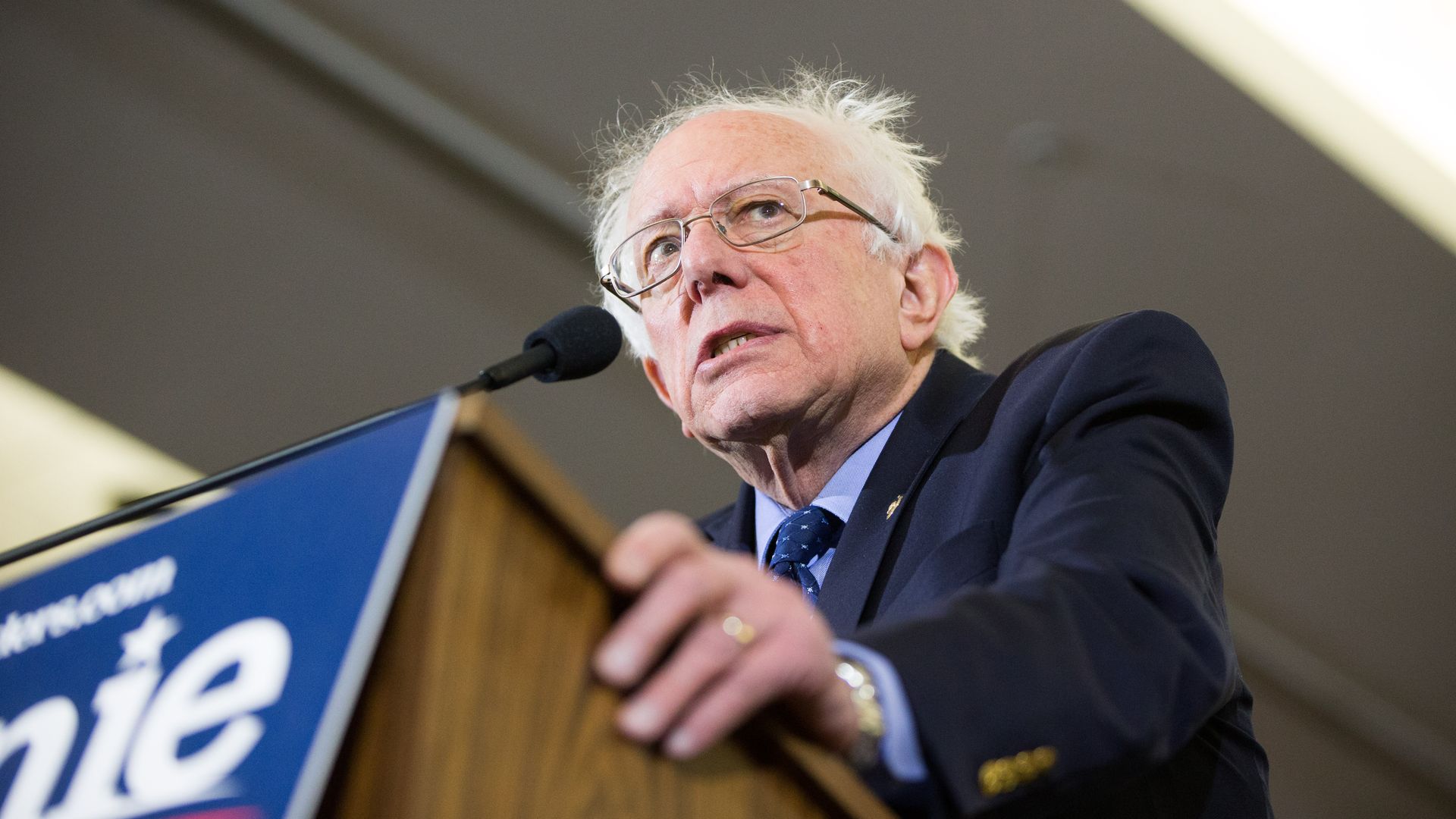 Democratic Presidential hopeful Bernie Sanders says the U.S. must take on the NRA.