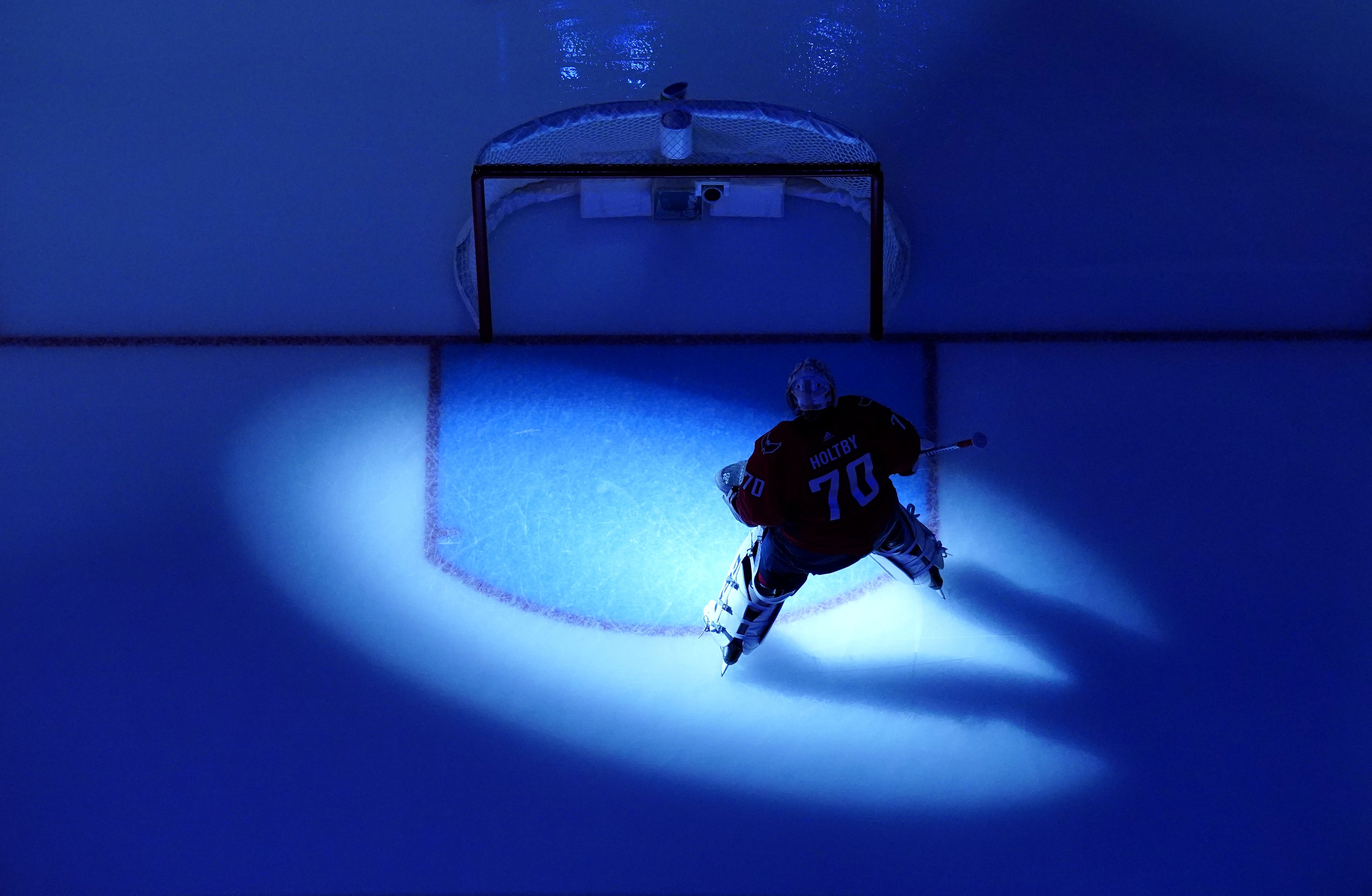 capitals goalie braden holtby at nhl exhibition game