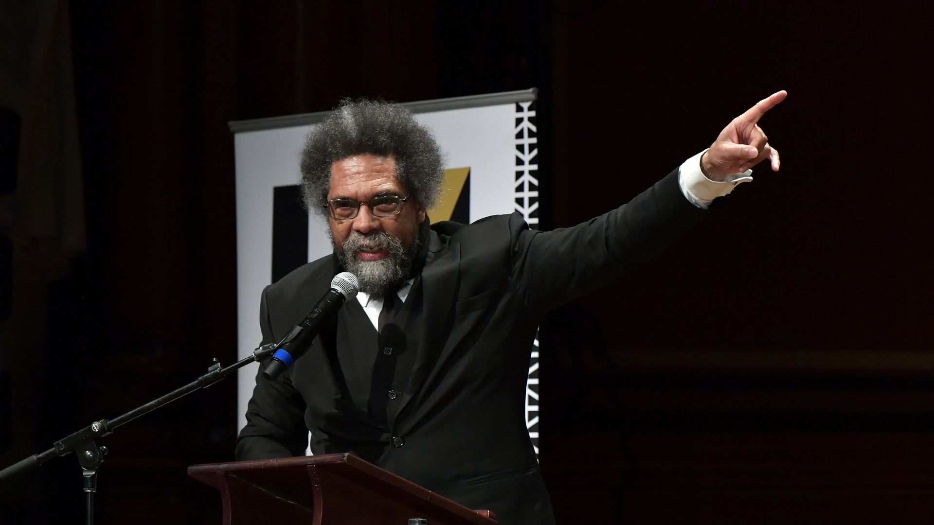 Cornel West speaks at the 2019 Hutchins Center Honors W.E.B. Du Bois Medal Ceremony at Harvard University on October 22, 2019 in Cambridge, Massachusetts. 