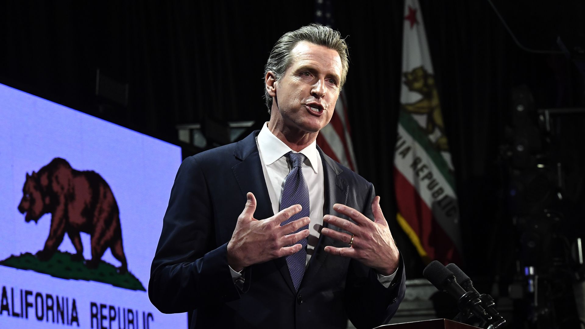 California Gov. Gavin Newsom says the death penalty is discriminatory and immoral.