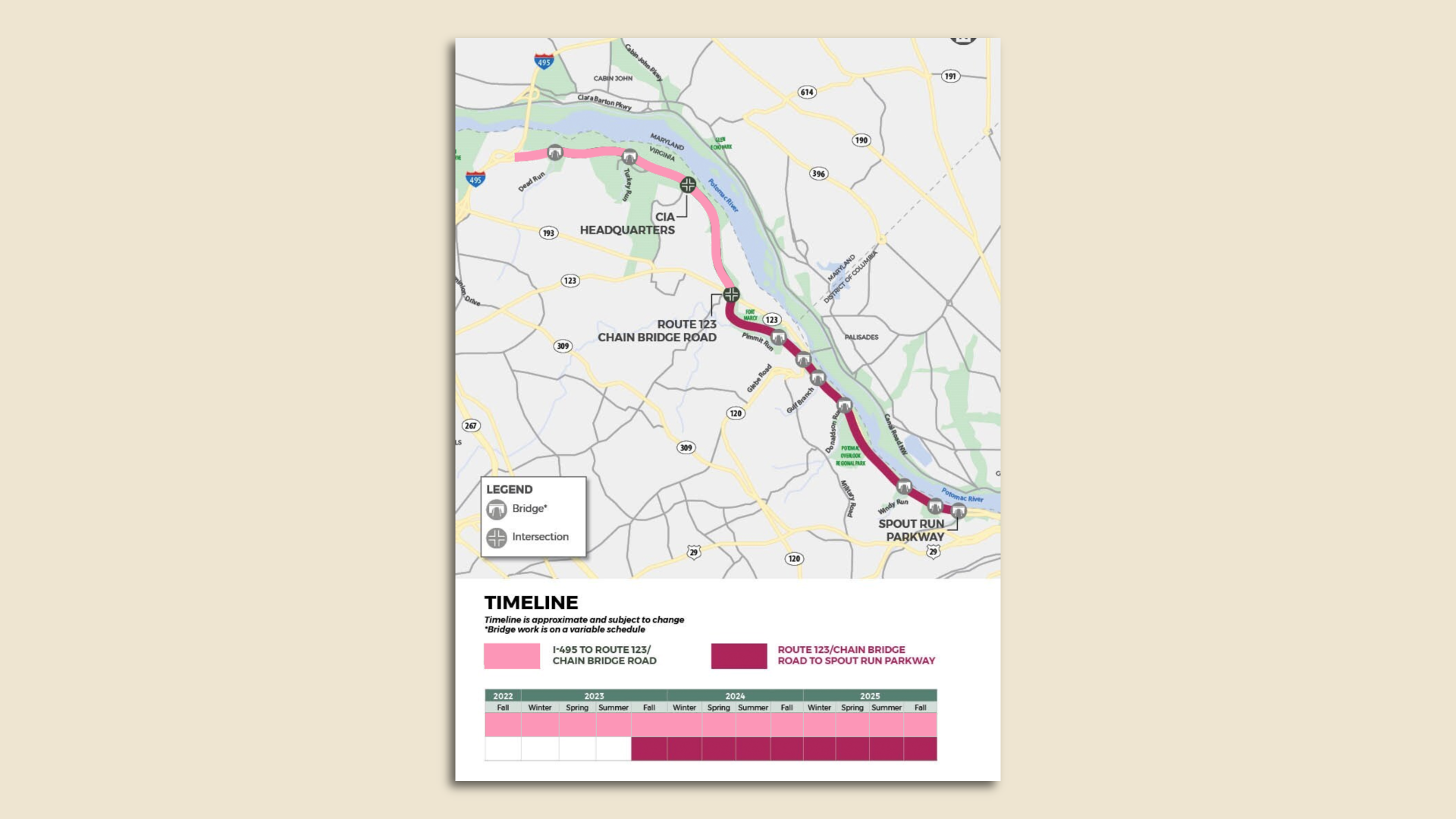 Washington Parkway repairs will cut traffic lanes into 2025