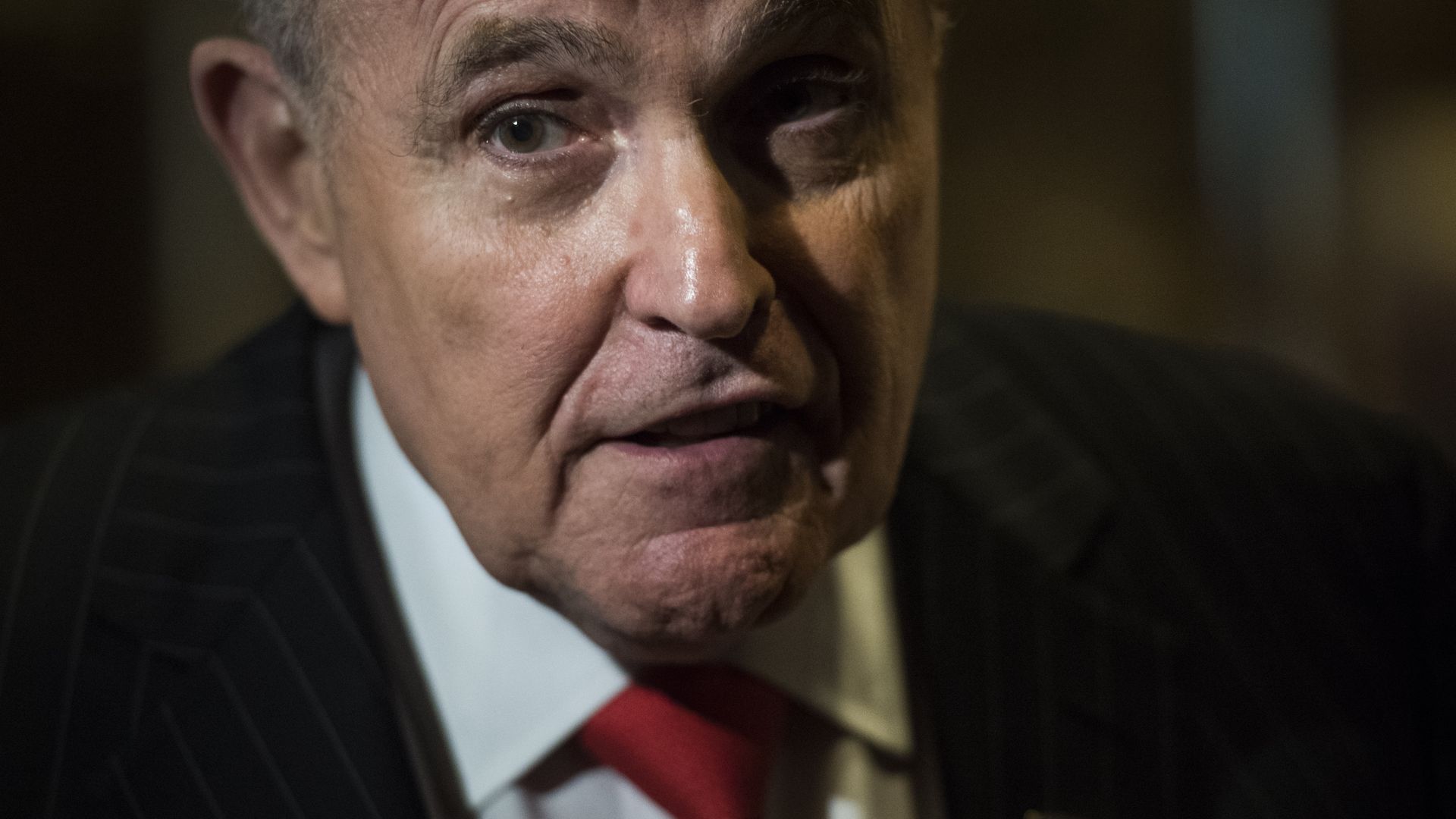 Close up of Rudy Giuliani
