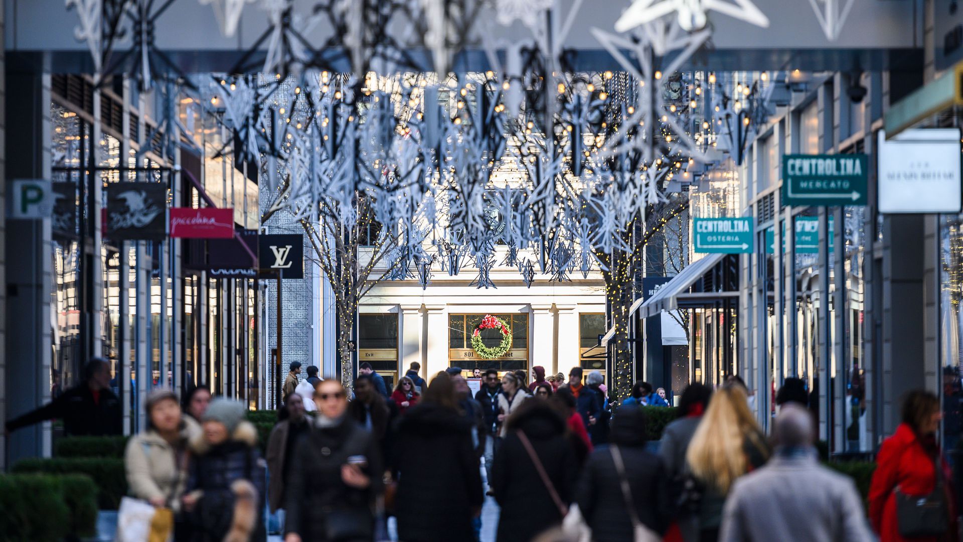 People shopping