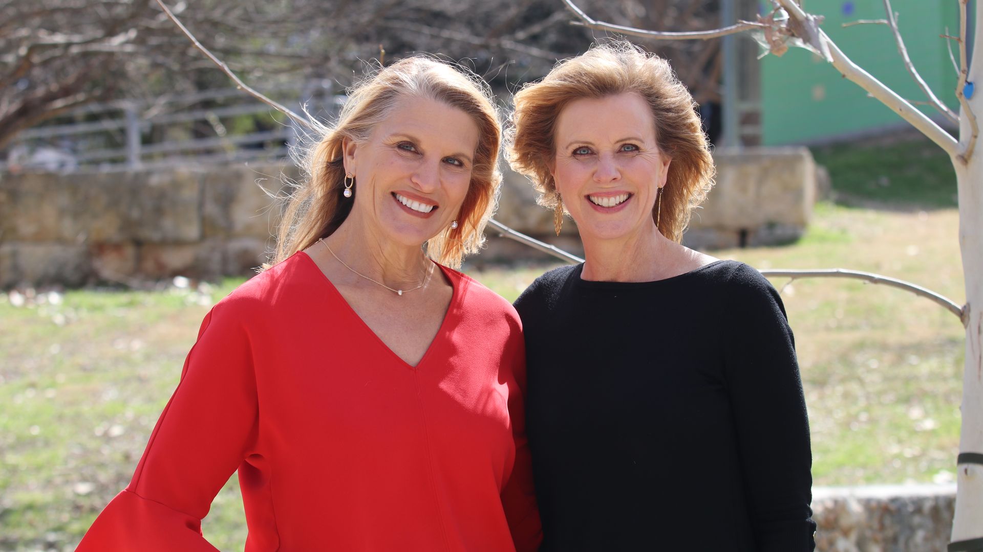 Judy Maggio and Leslie Rhode