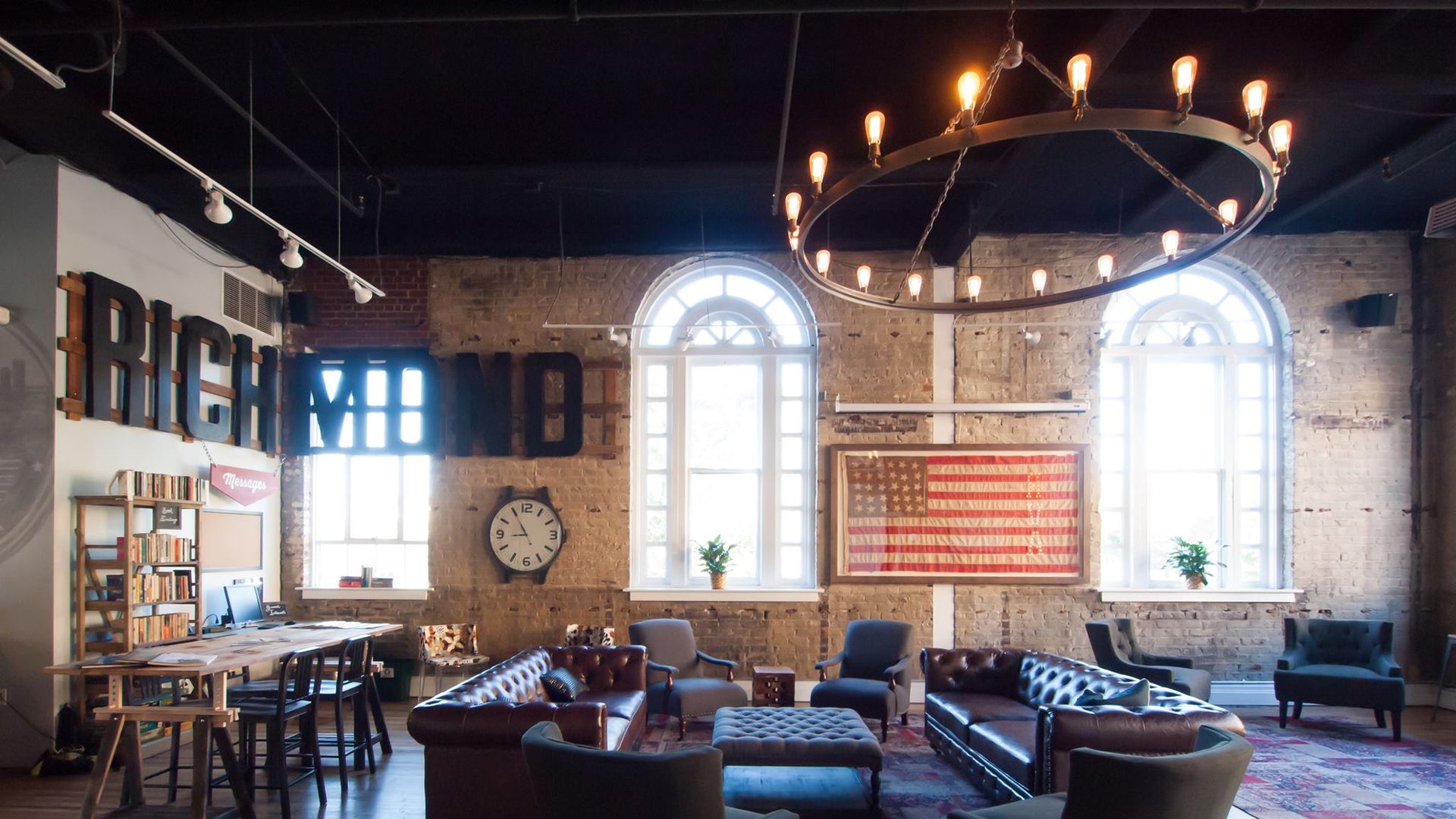 a big shared living room 