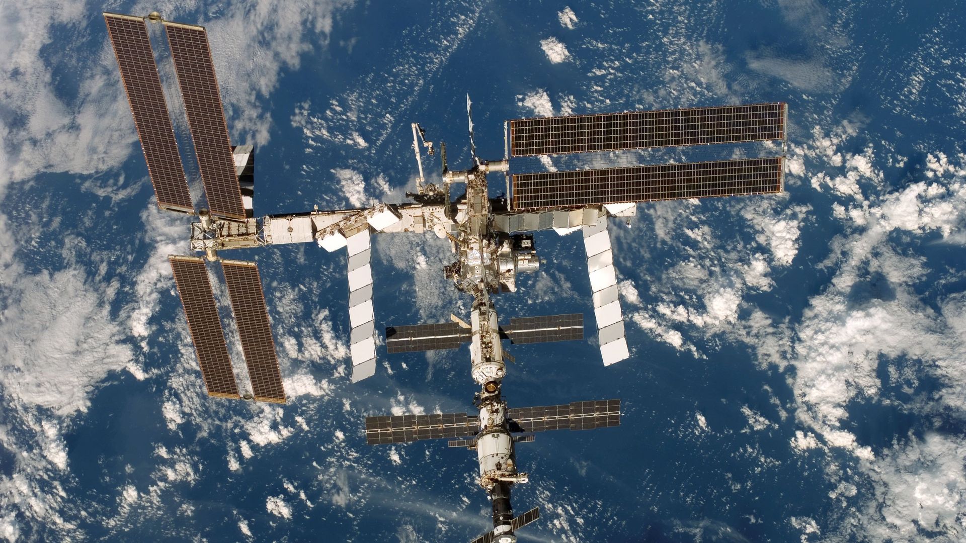 The International Space Station photographed in December 2006.