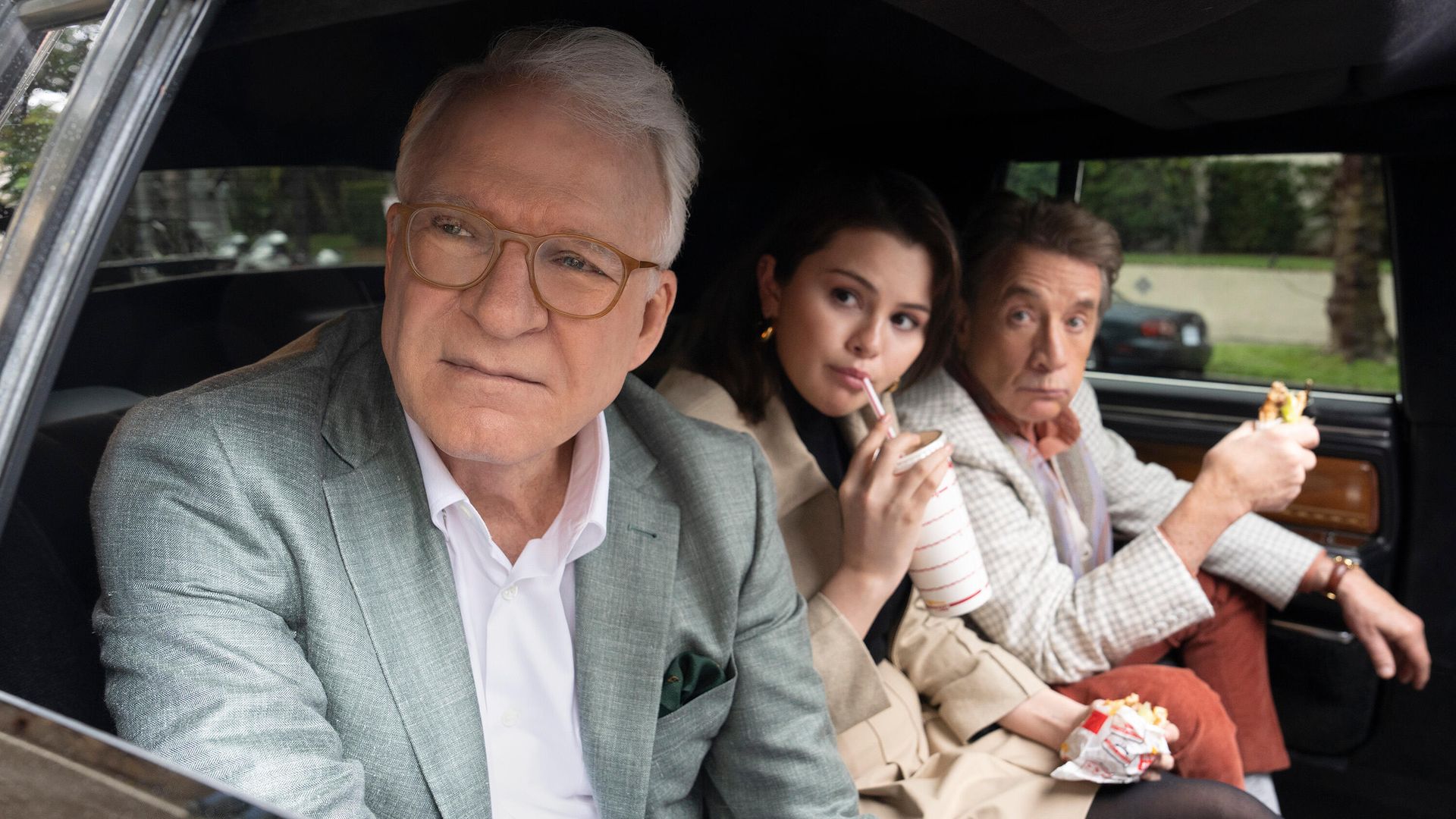 Steve Martin, Selena Gomez and Martin Short in "Only Murders In The Building."