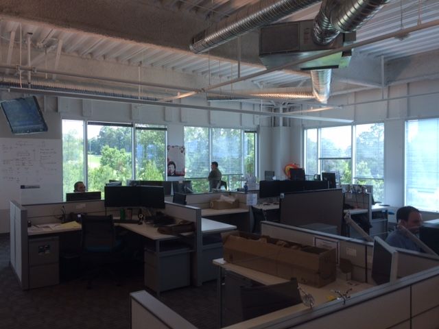 tradeking corner office area