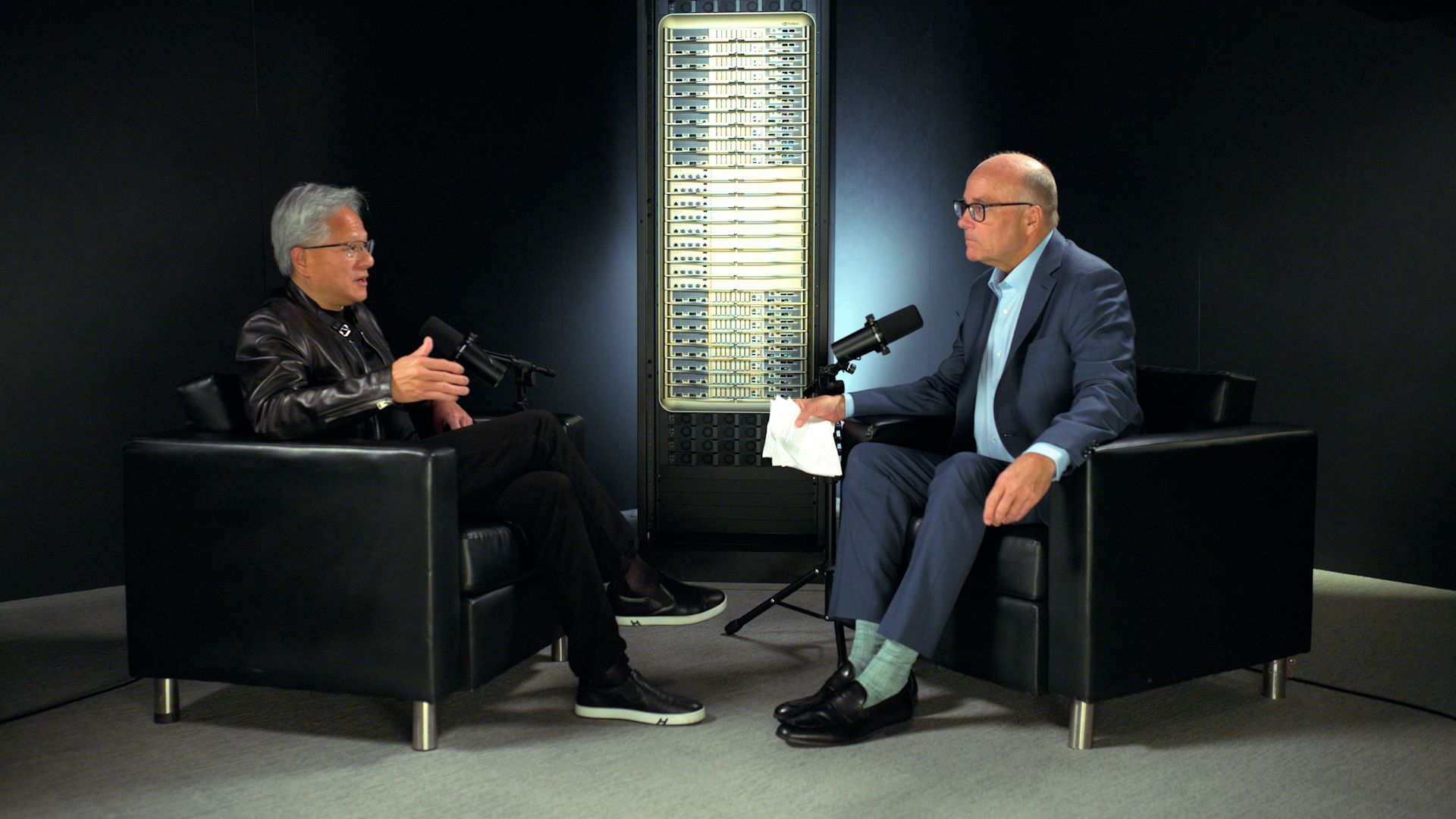 NVIDA CEO Jensen Huang talks to Axios' Mike Allen.