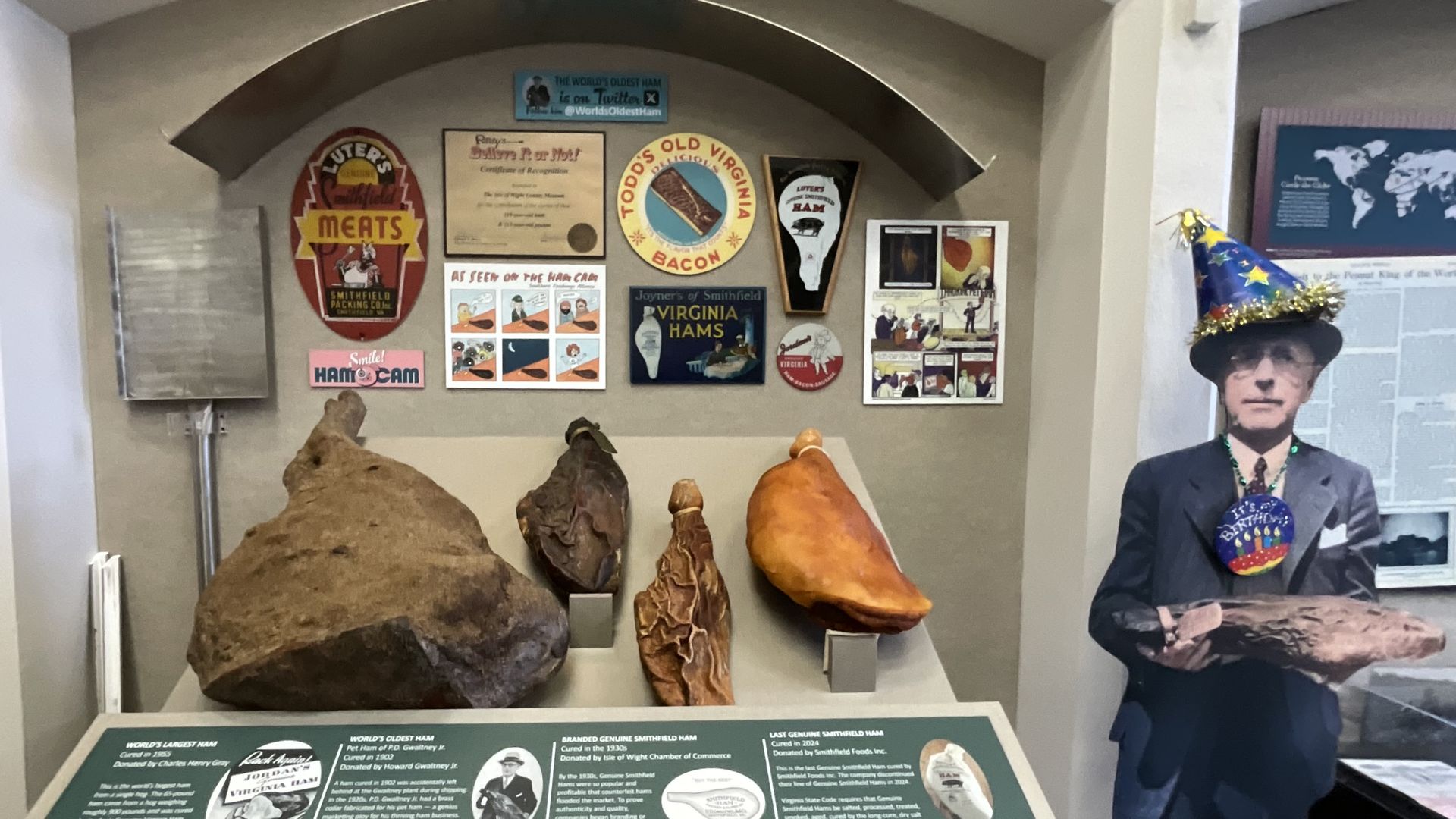 a collection of very old hams