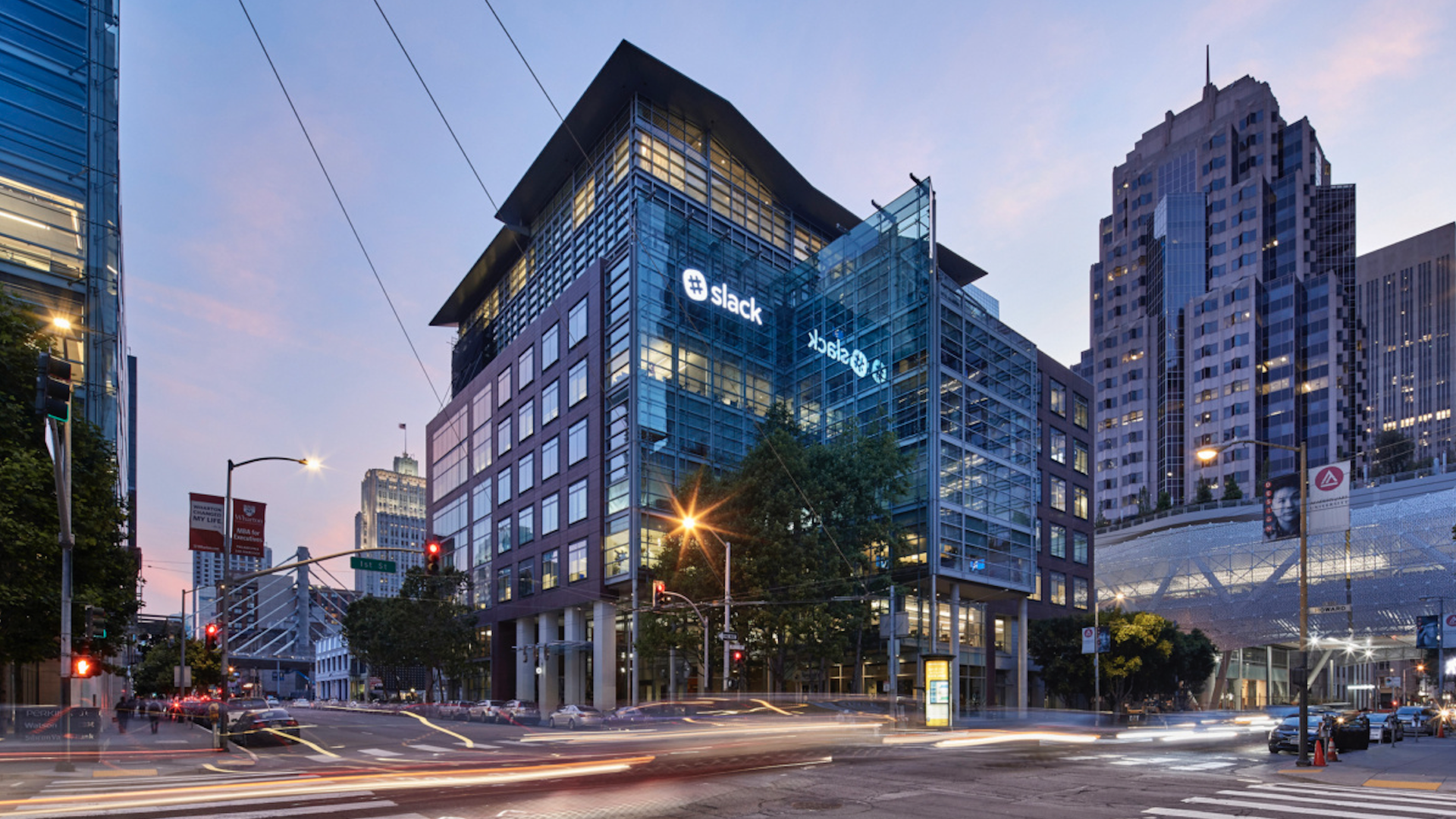 A photo of Slack's San Francisco office