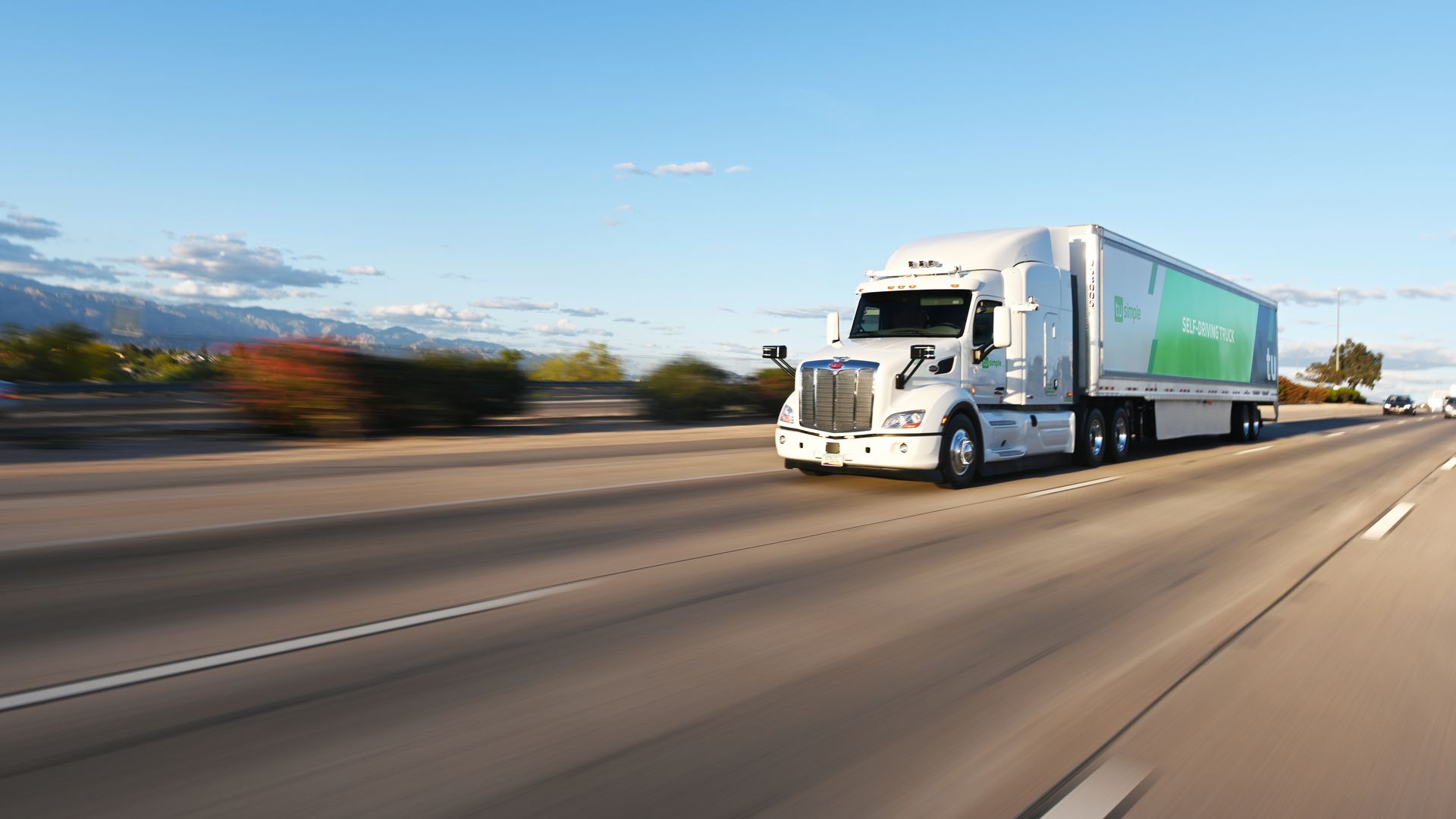 Image of TuSimple self-driving truck
