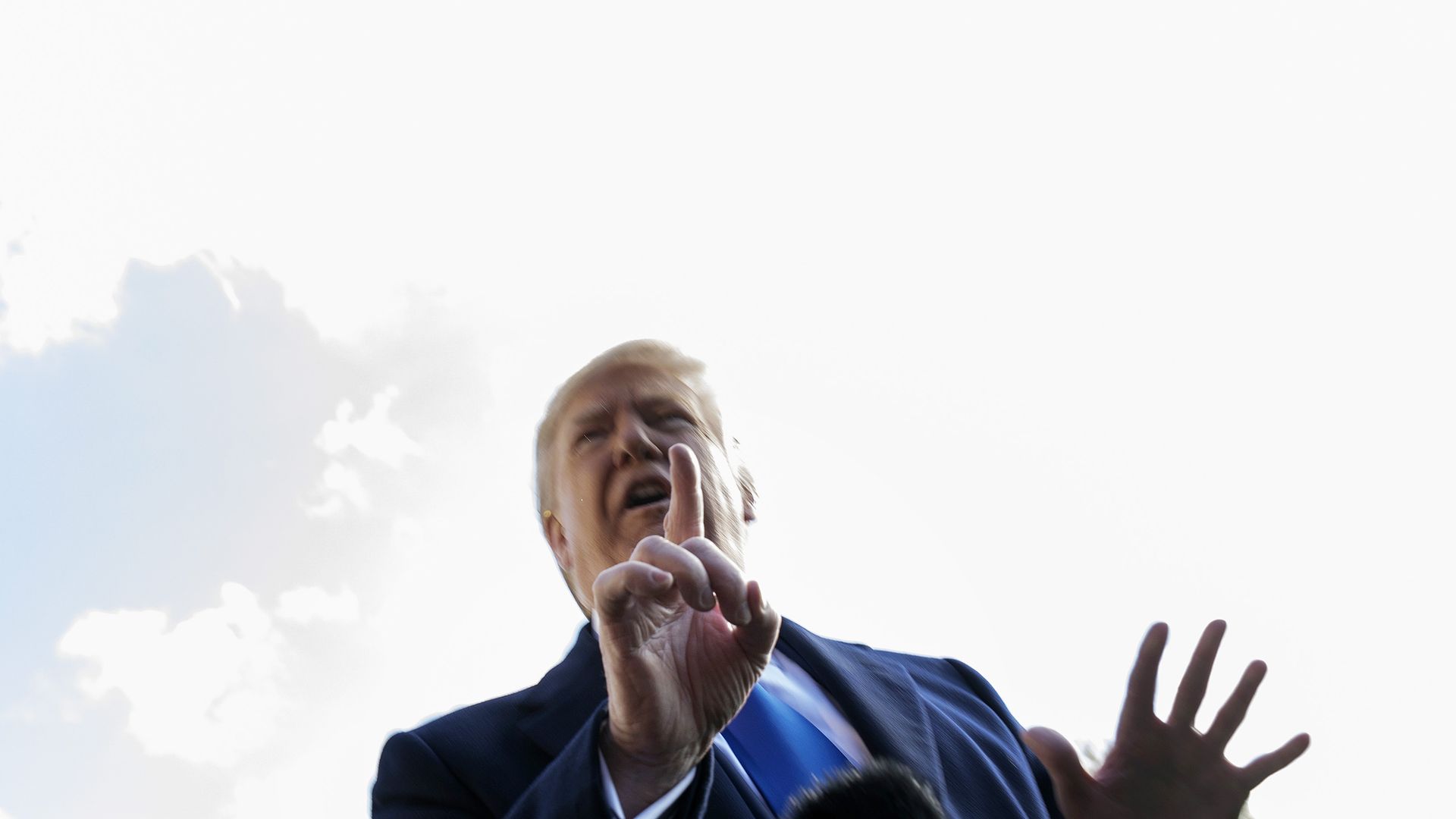 A photo of President Trump. 