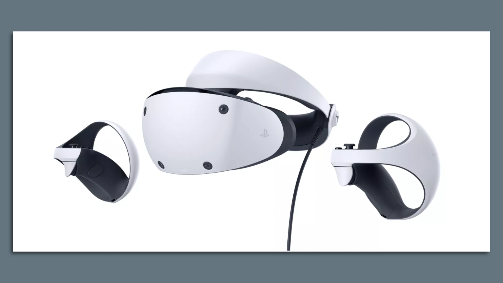 Sony's PSVR2 virtual reality headset.